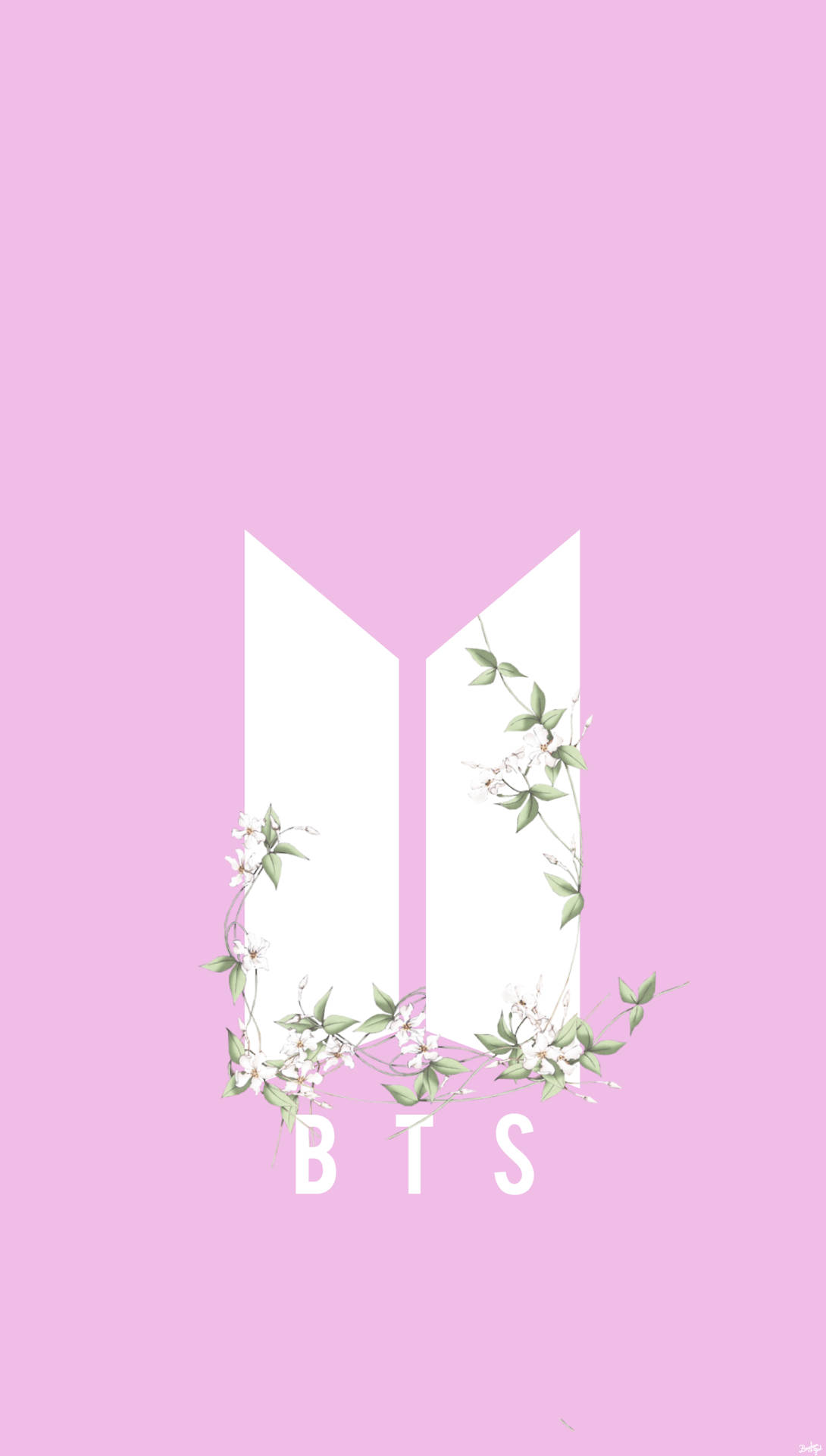 BTS 極簡標誌 壁紙