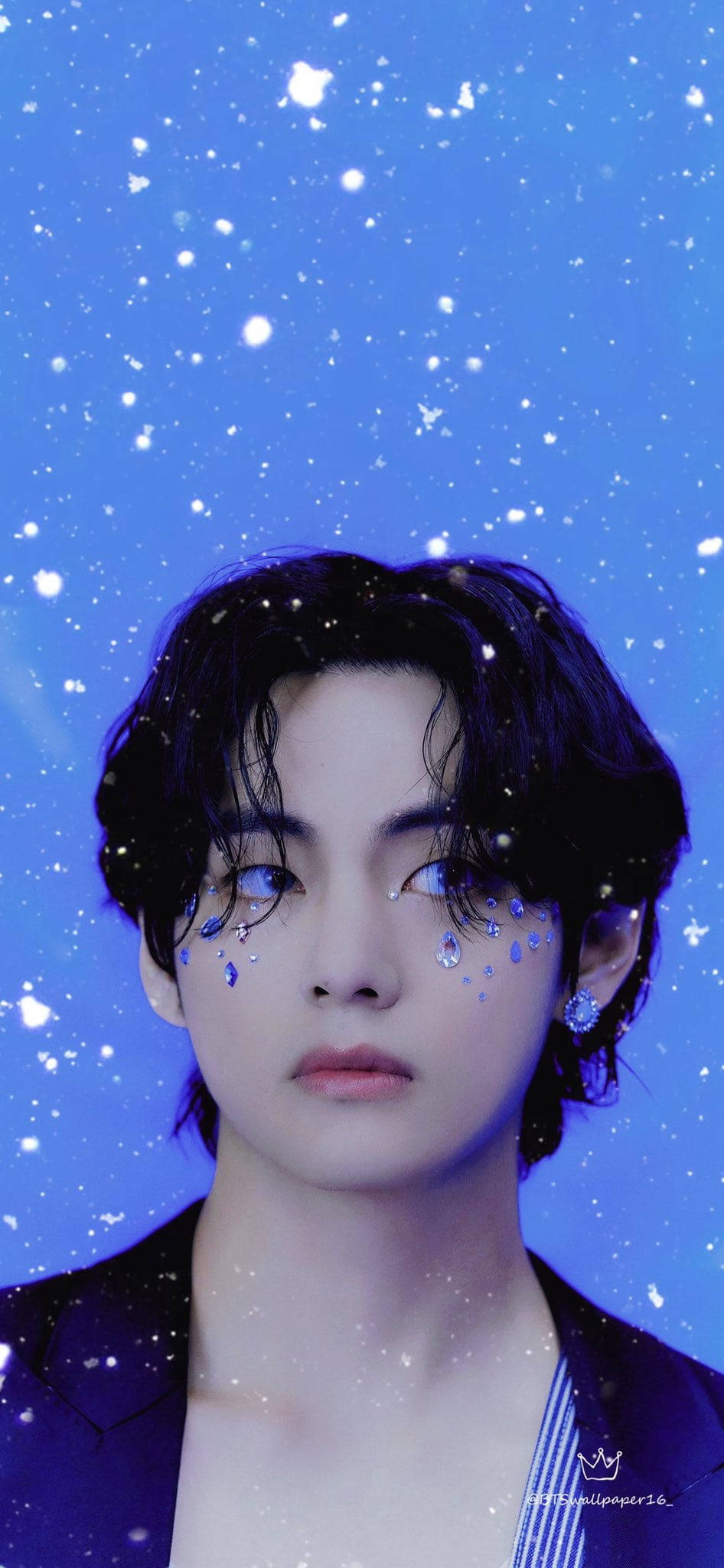 BTS 泰亨 臉部寶石 壁紙