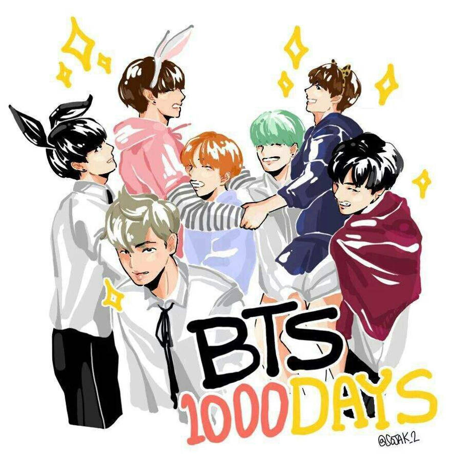 BTS動漫1000天 壁紙