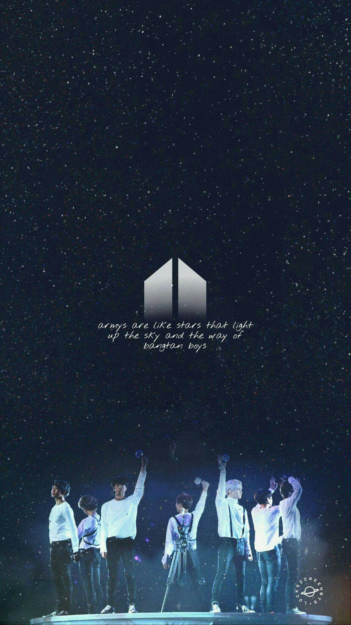 BTS演唱會與ARMY標誌 壁紙
