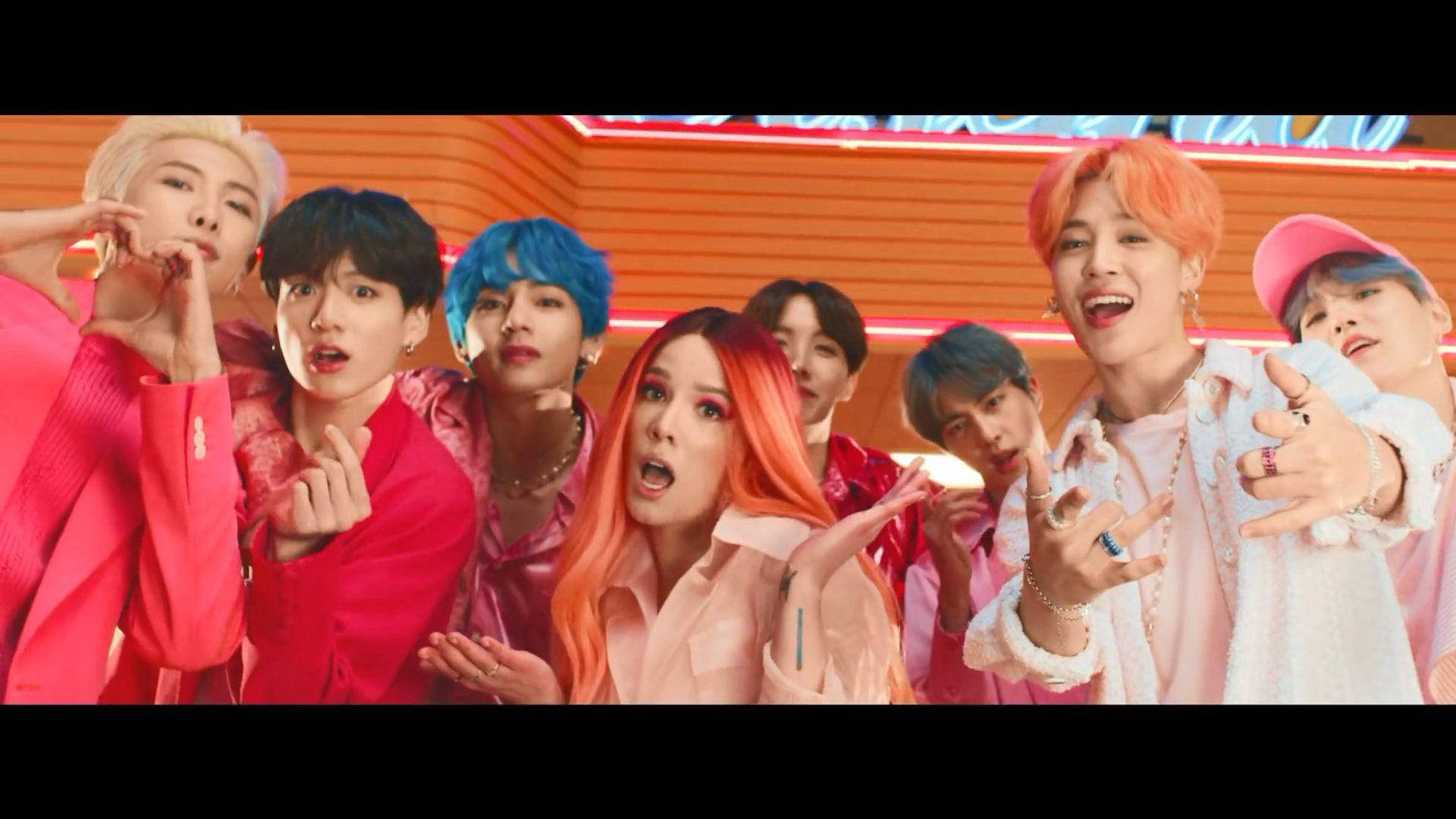 BTS與Halsey桌面壁紙 壁紙