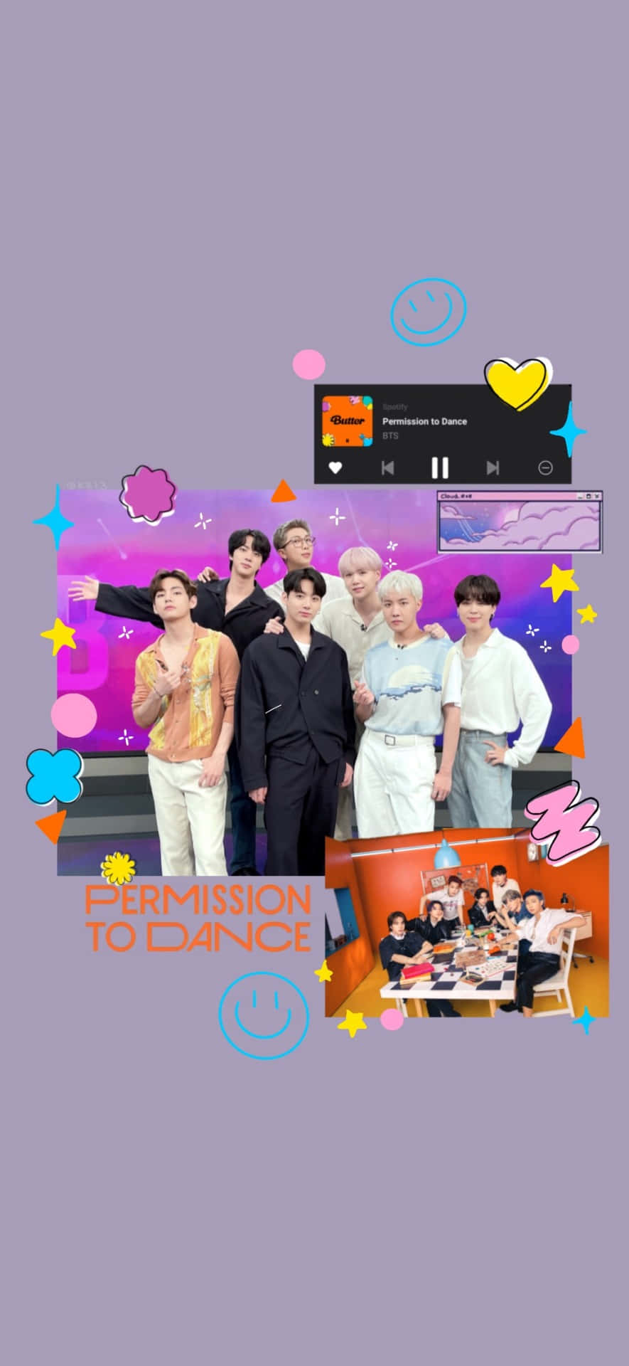 BTS〈Permission to Dance〉出道專輯封面 壁紙