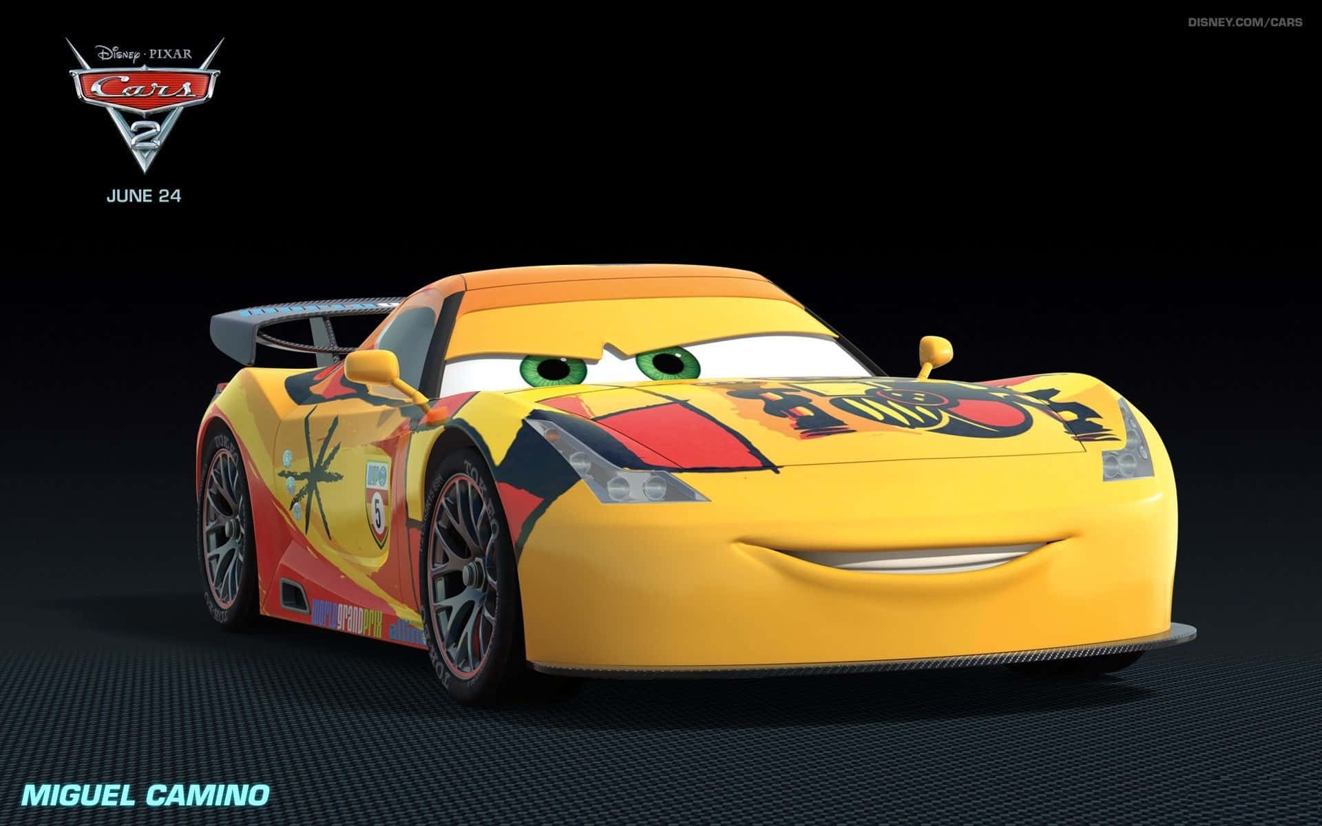 油門踩到底，與《Cars 2》車隊一同狂飆 壁紙