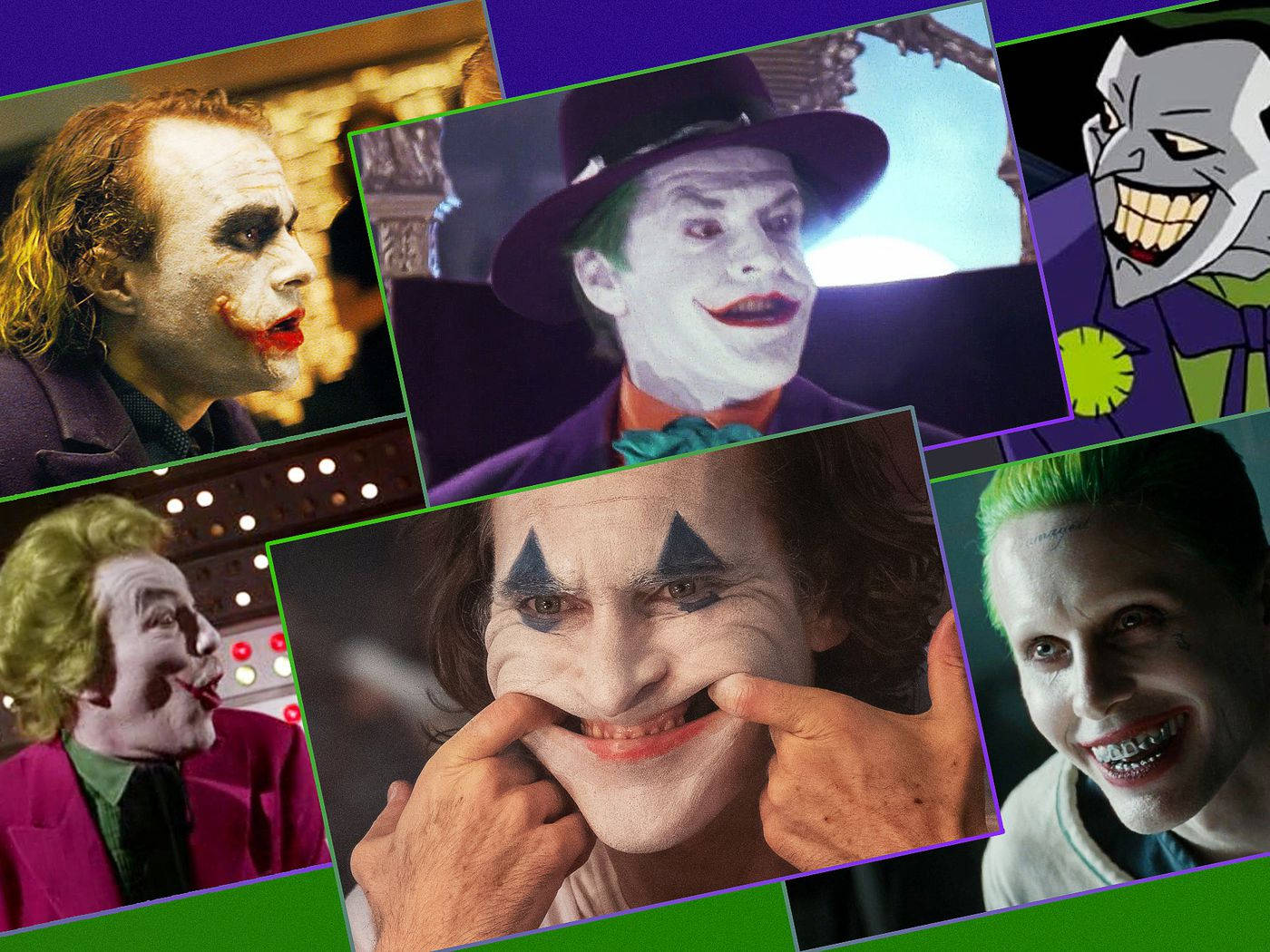 Cesar Romero 小丑照片拼貼 壁紙