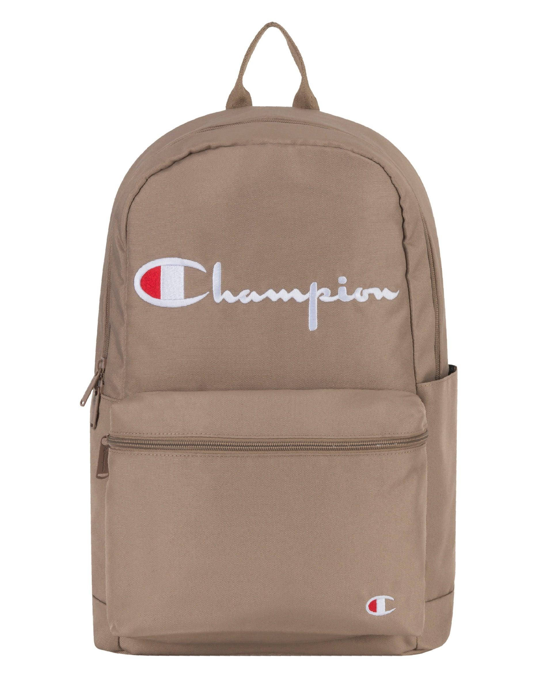 Champion 淺棕色背包 壁紙
