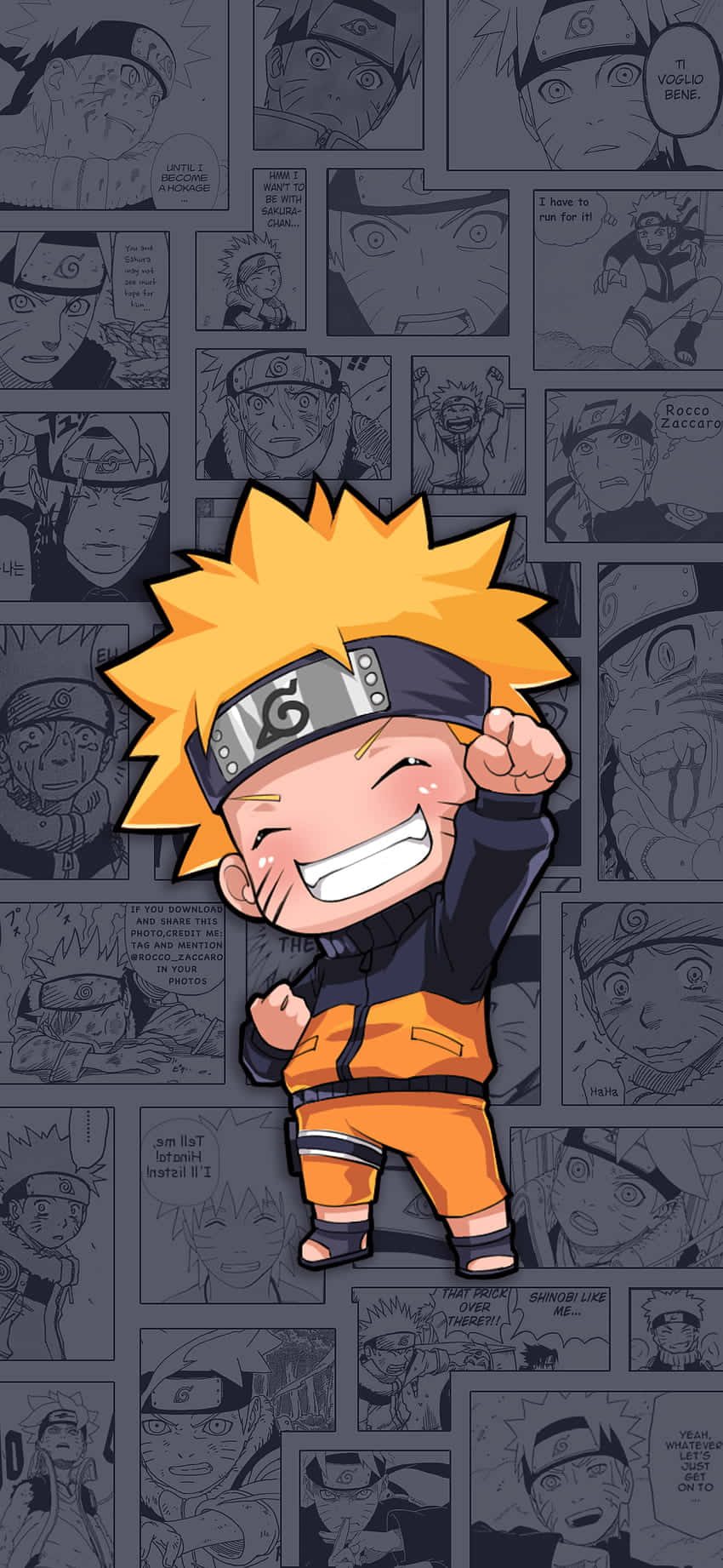 Chibi Naruto 美學手機桌布 壁紙
