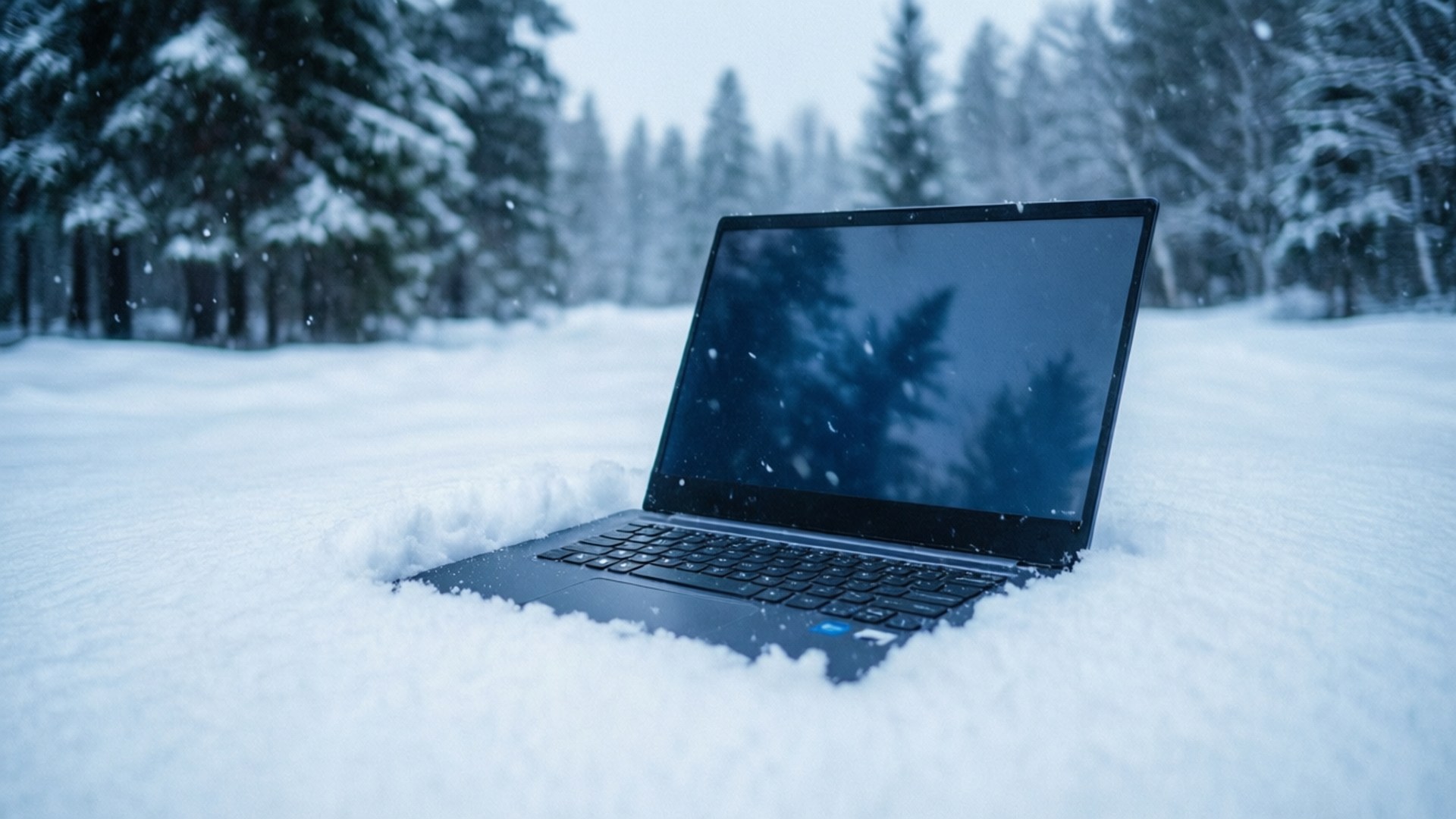 冬日仙境Chromebook 壁紙