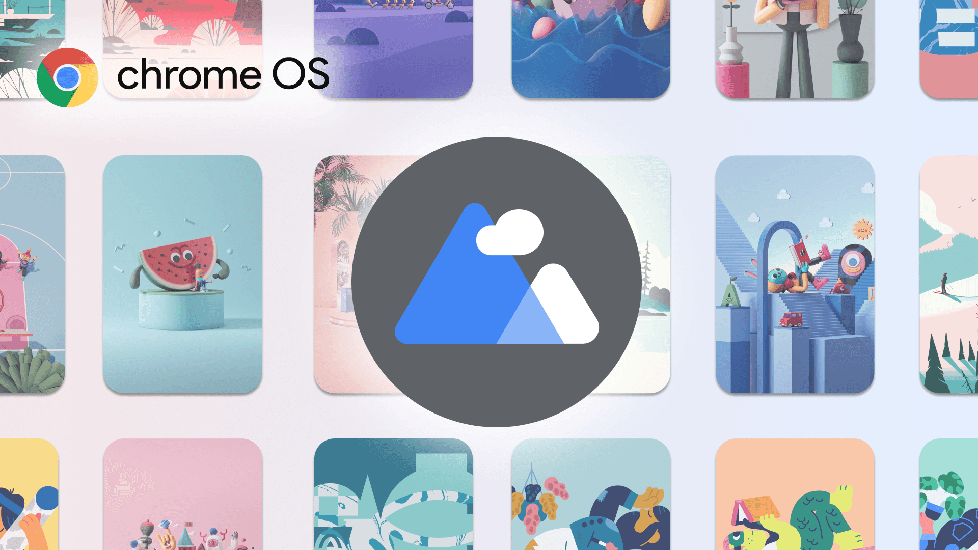 時尚現代Chromebook於工作空間 壁紙