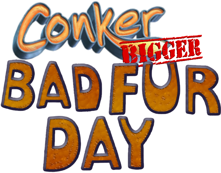 Conker Bad Fur Day 標誌 壁紙
