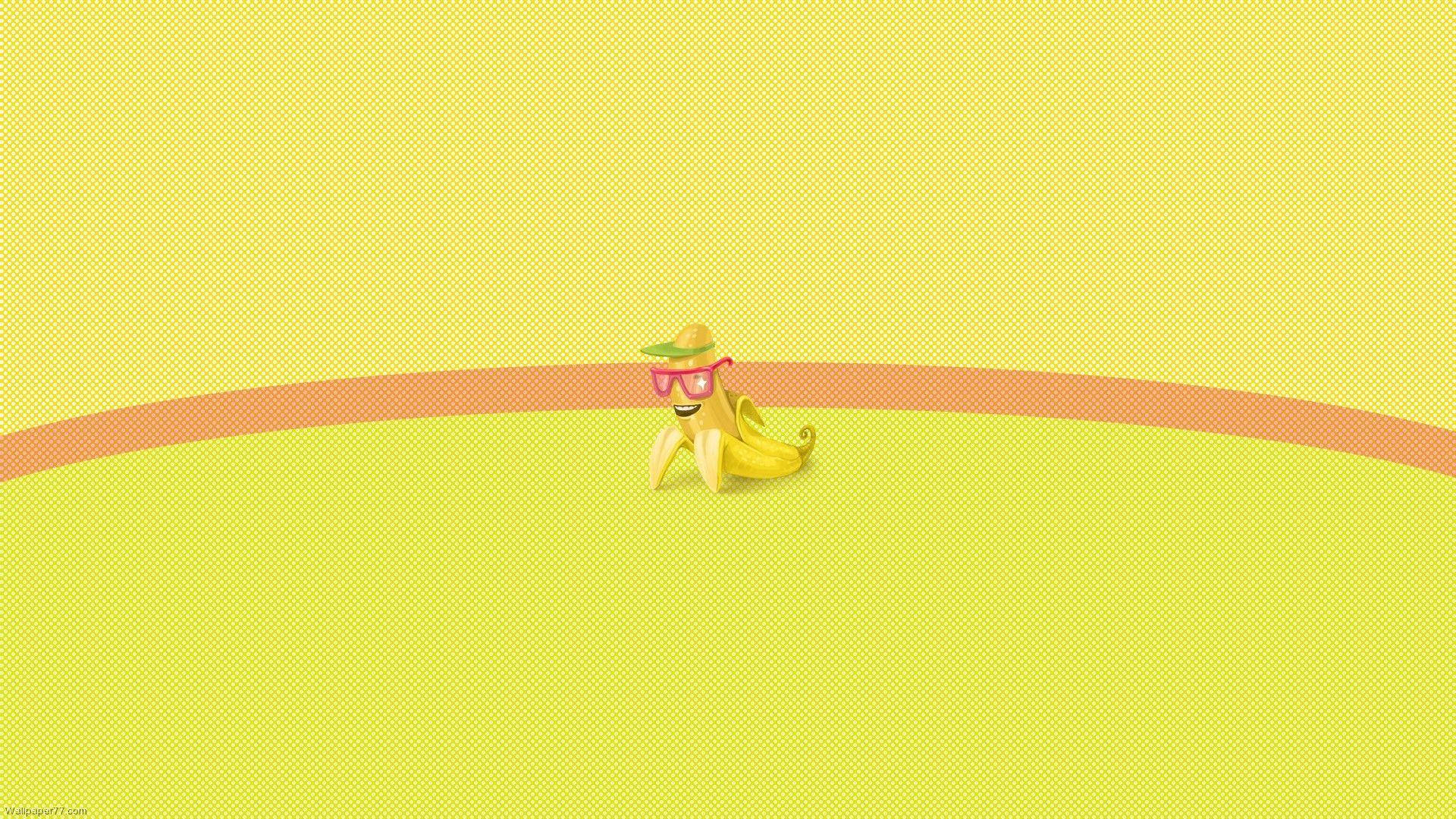 Cool Summer Banana 壁紙