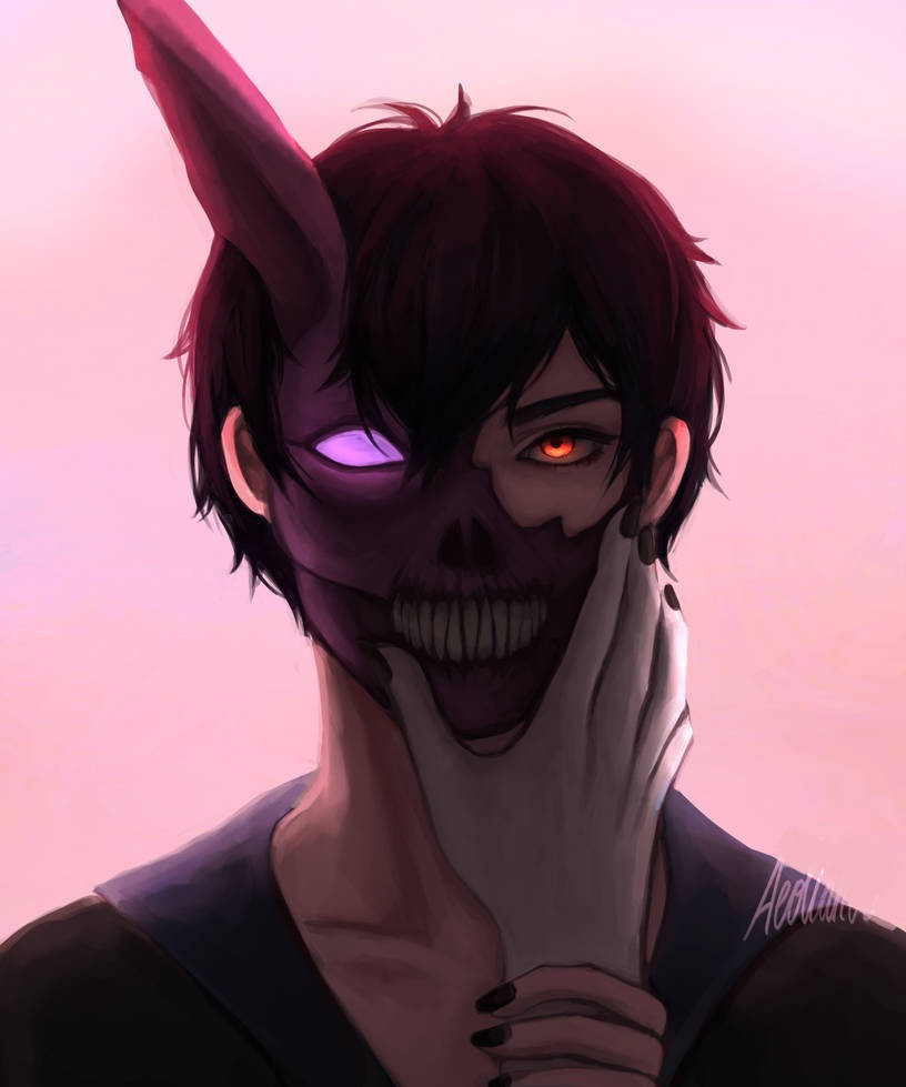 戴上口罩的 Corpse Husband 壁紙