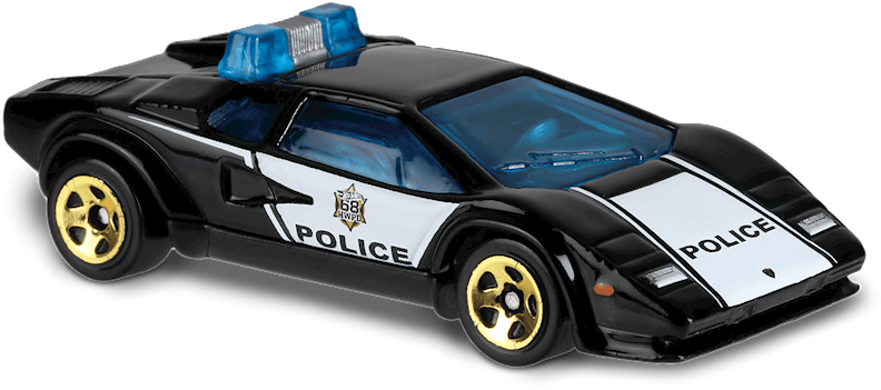藍寶堅尼Countach警車玩具 壁紙