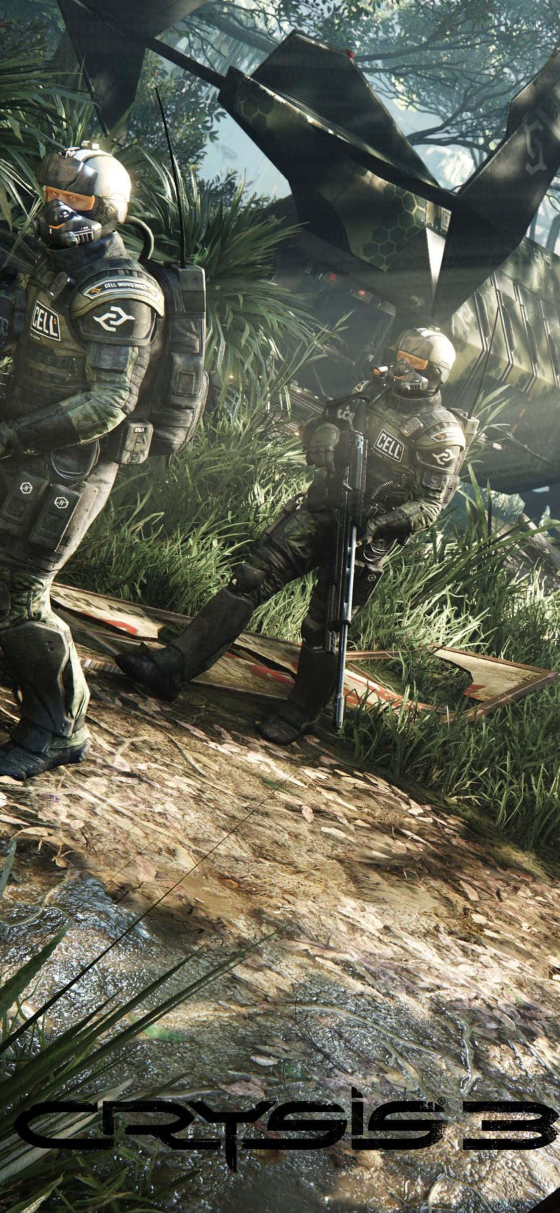 刺激科幻奇幻冒險 – Crysis 3 專為 iPhone X 打造 壁紙