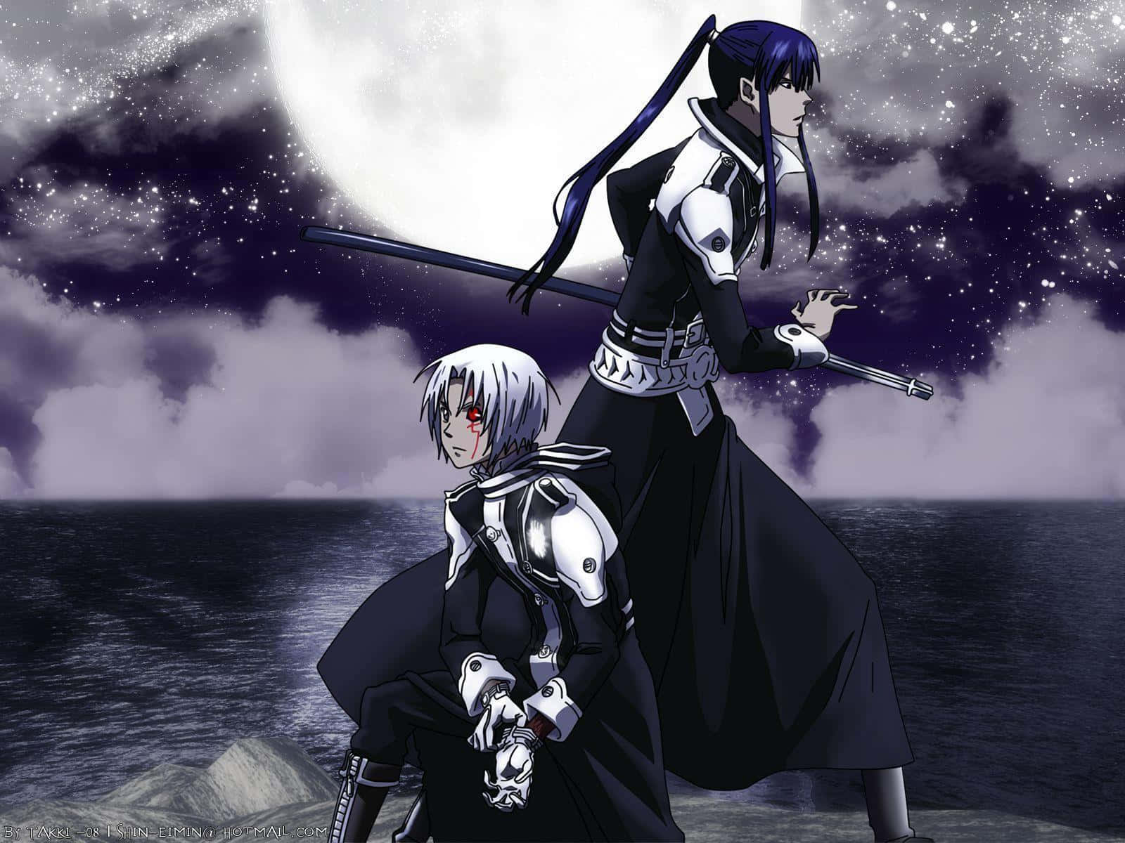 D.Gray-man 艾倫·沃克與雪冠大戰 壁紙