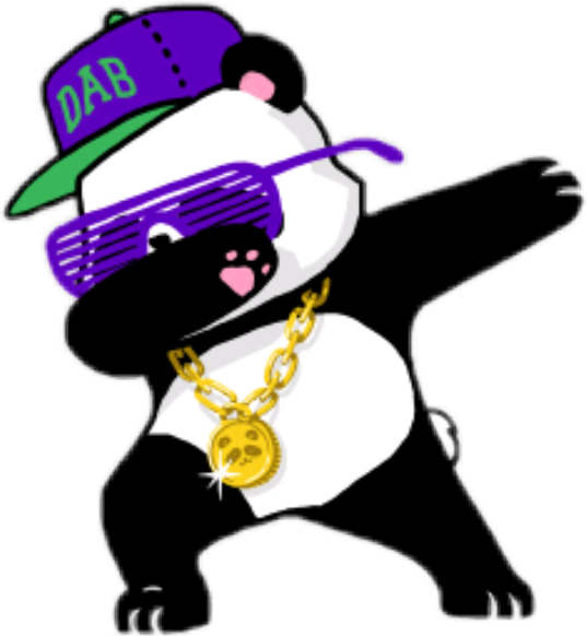 嘻哈熊猫Dabbing.PNG 壁紙