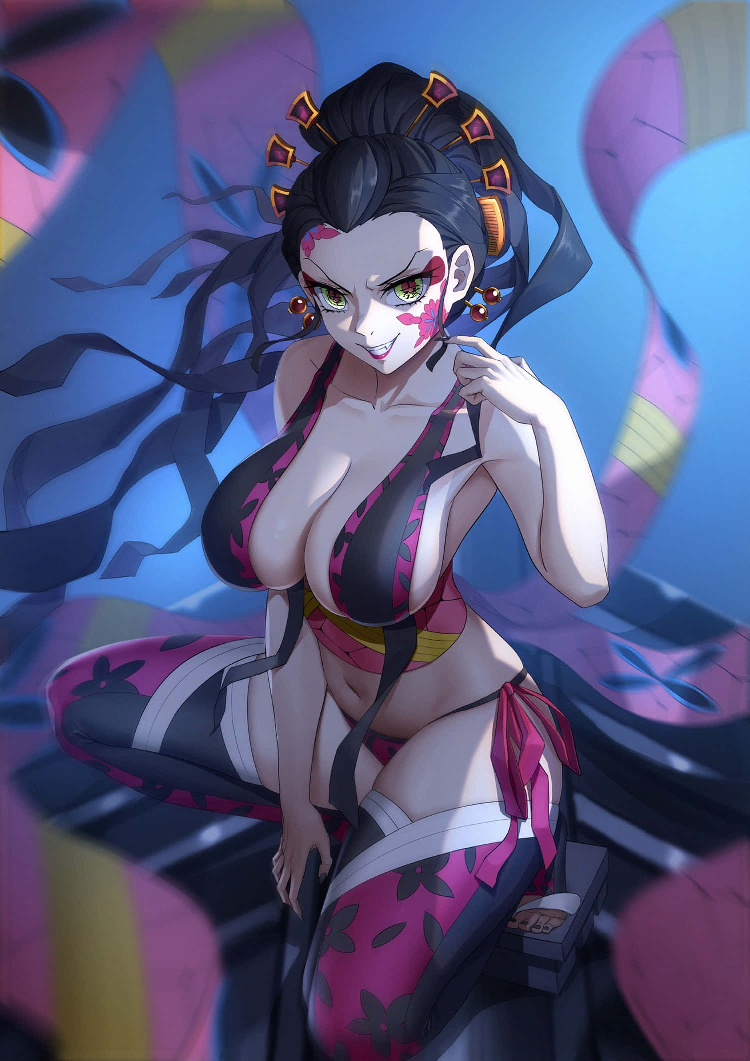 Daki 4K 鬼滅之刃桌布 壁紙