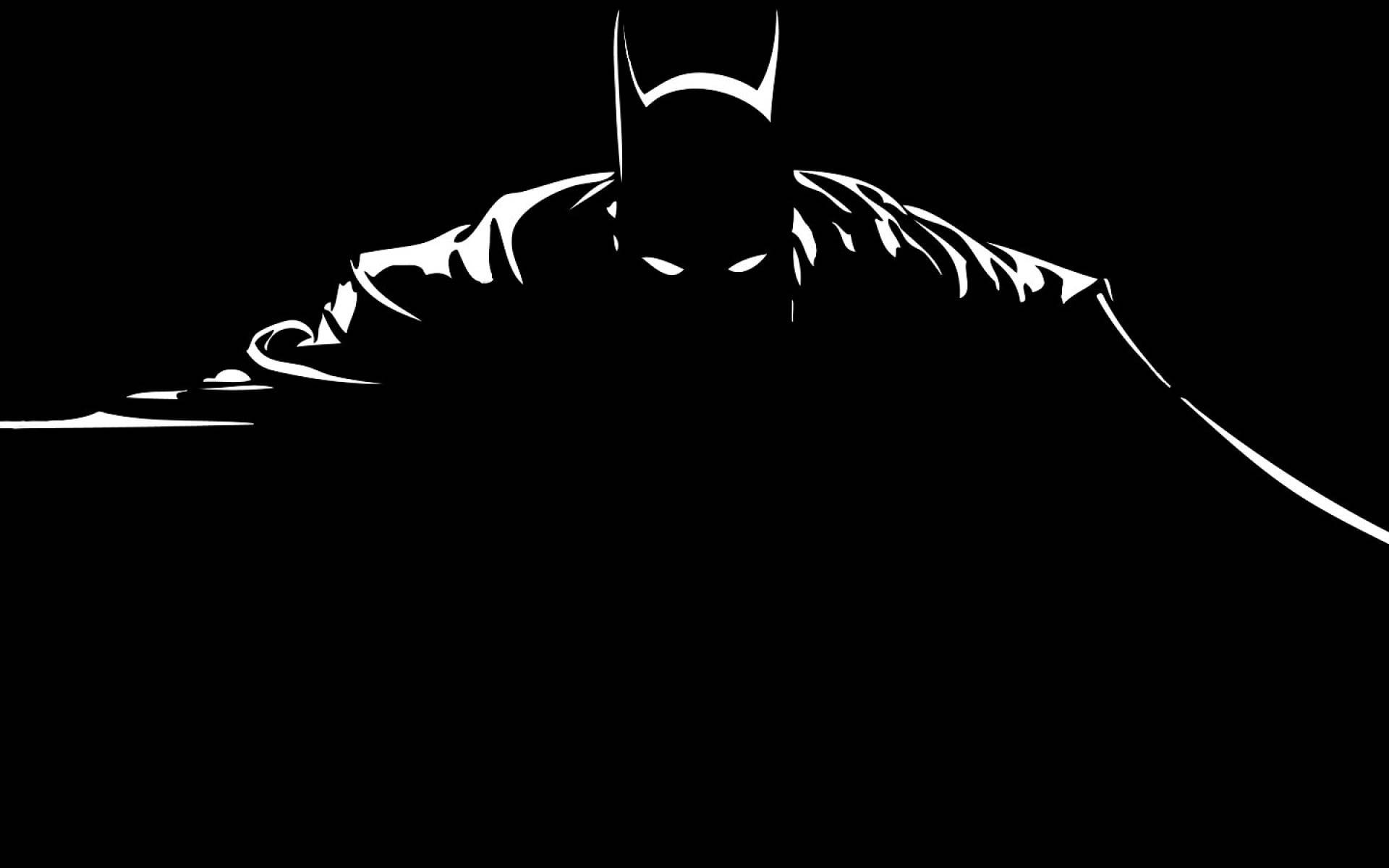 DC Comics 蝙蝠俠剪影 壁紙