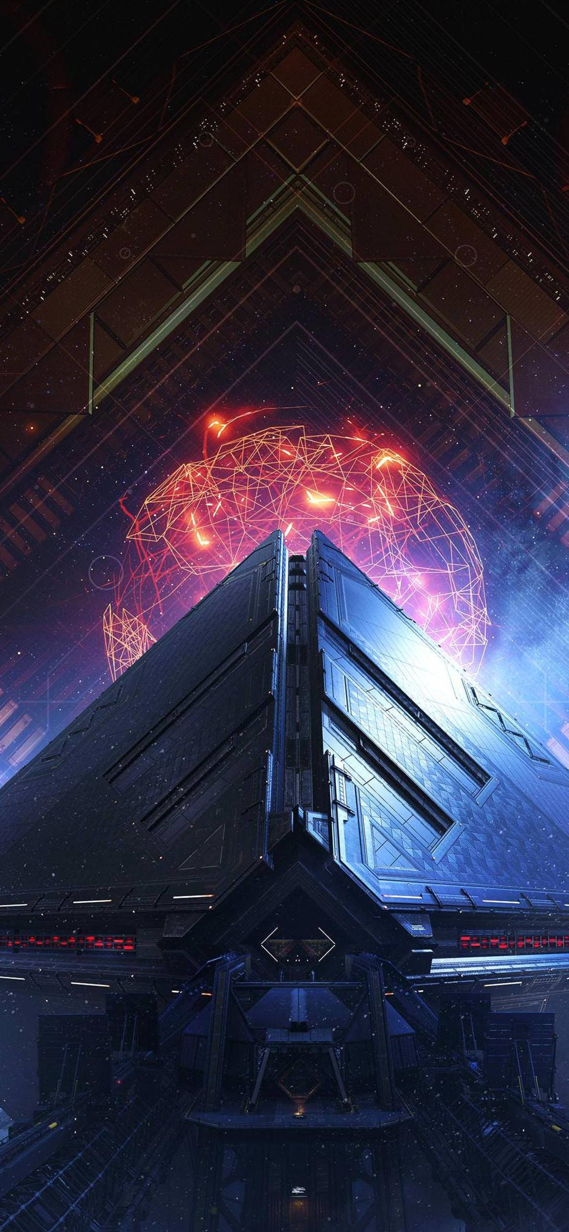 Destiny 2 iPhone Pyramidion 3D 壁紙