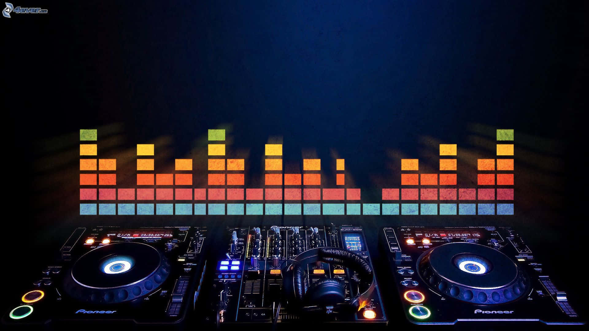 DJ混音器音乐均衡器图片 壁紙