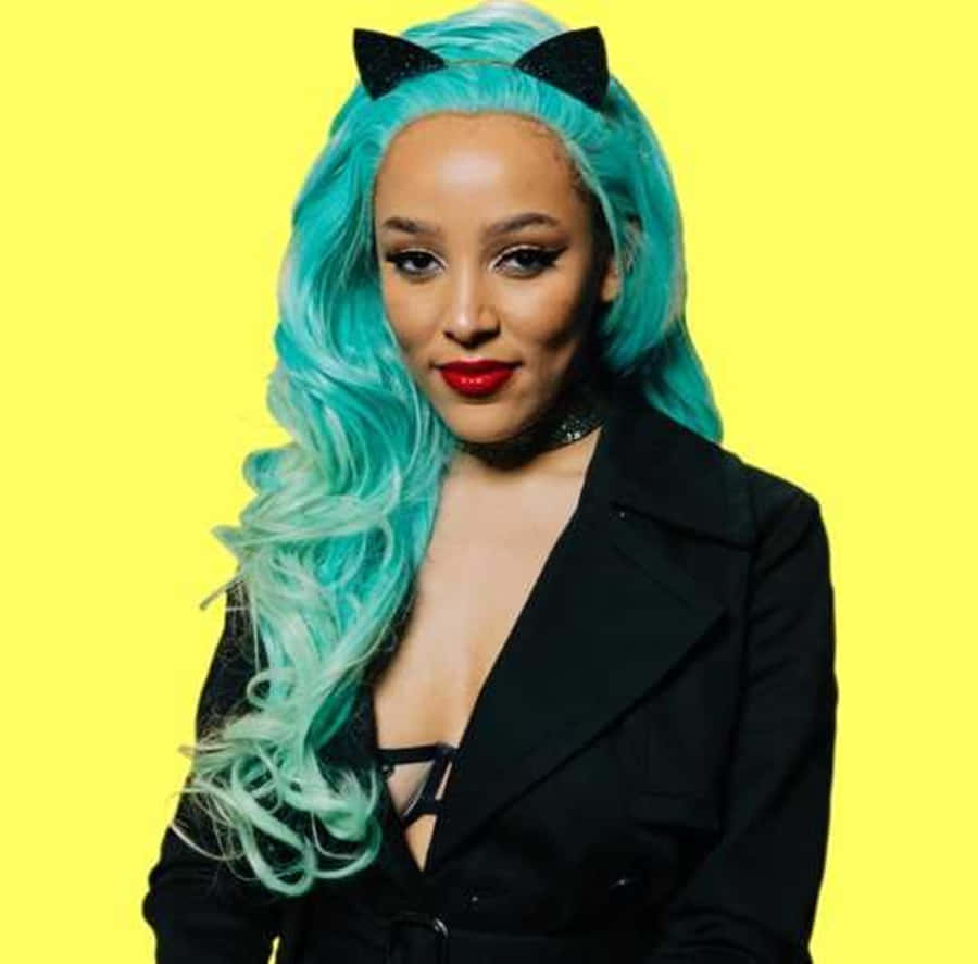 Doja Cat 在鮮豔照片中展現多彩風采 壁紙