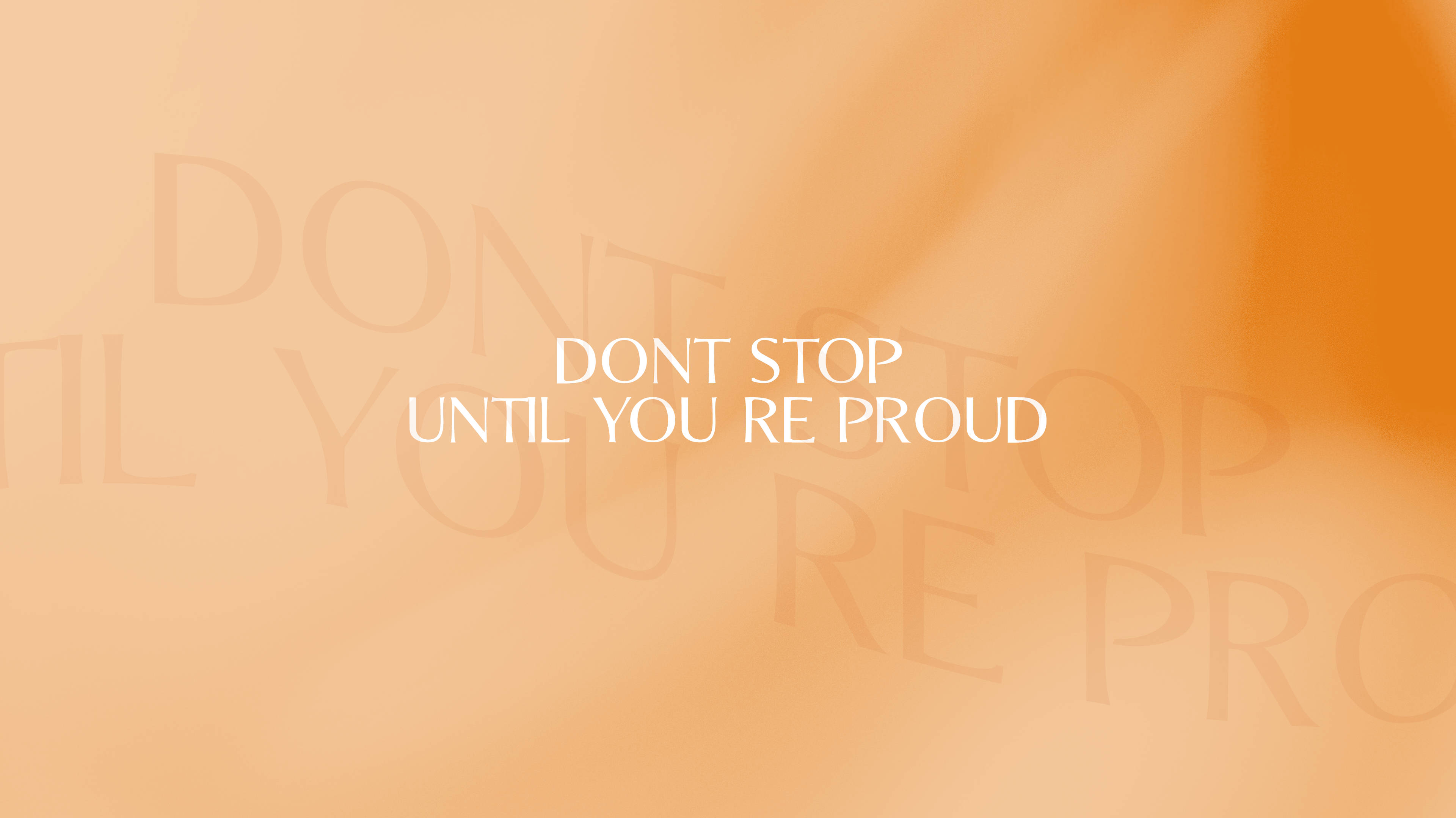 Don’t Stop 奶油美學 壁紙