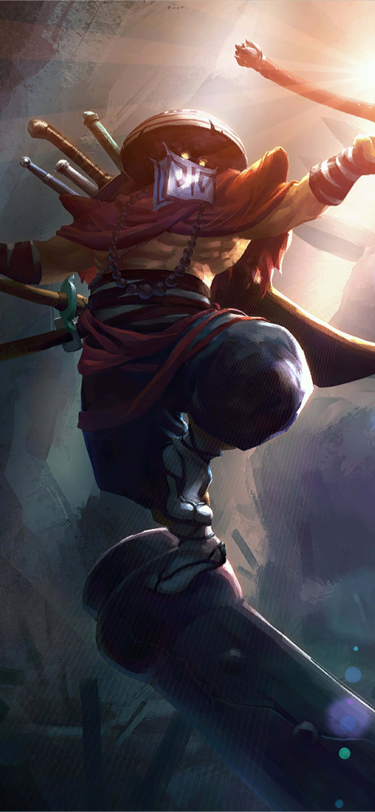 穿著忍者服裝的Dota 2 Juggernaut 壁紙