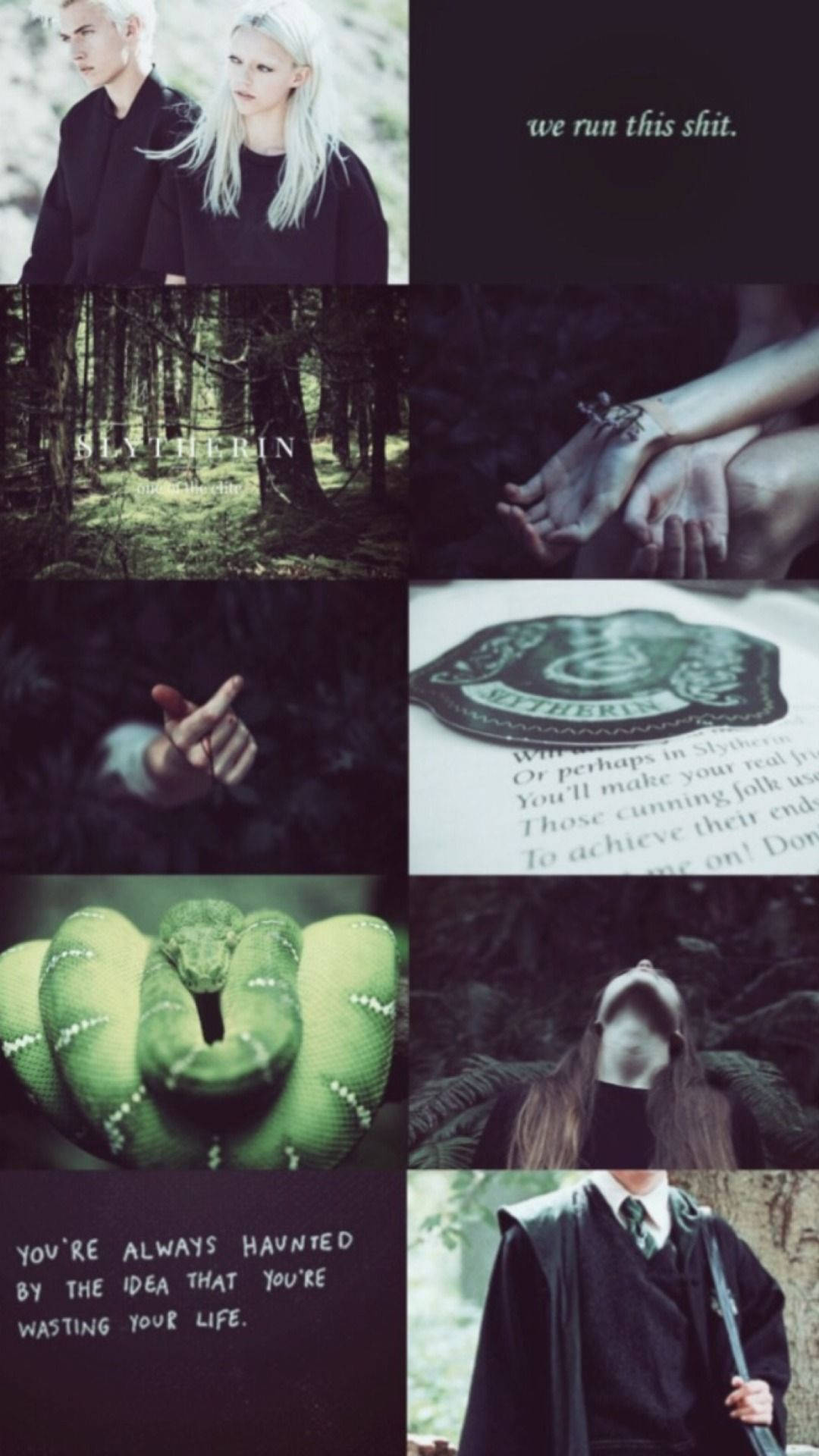 Draco Malfoy 史萊哲林情侶美學 壁紙