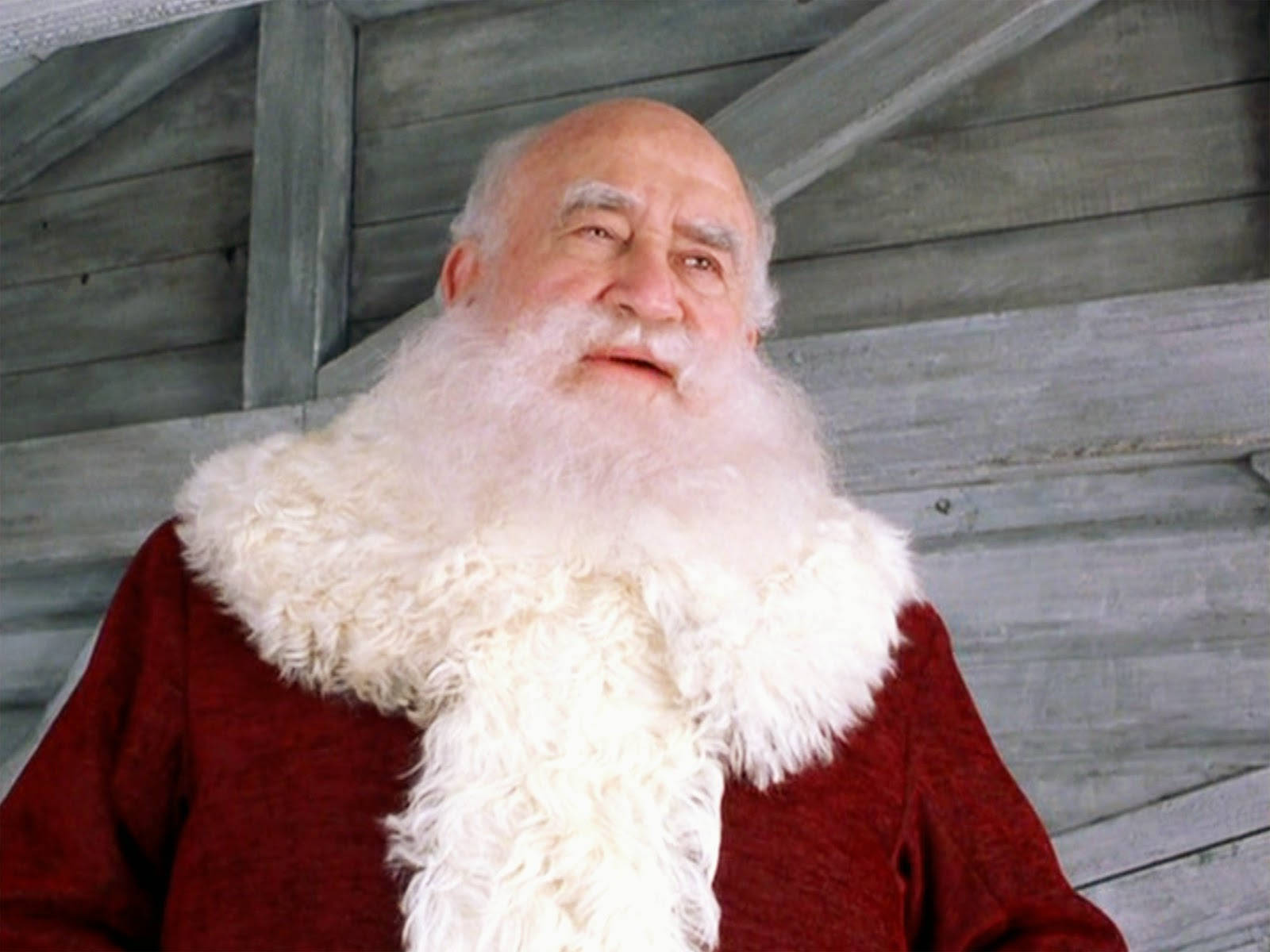 Edward Asner 聖誕老人裝扮 壁紙