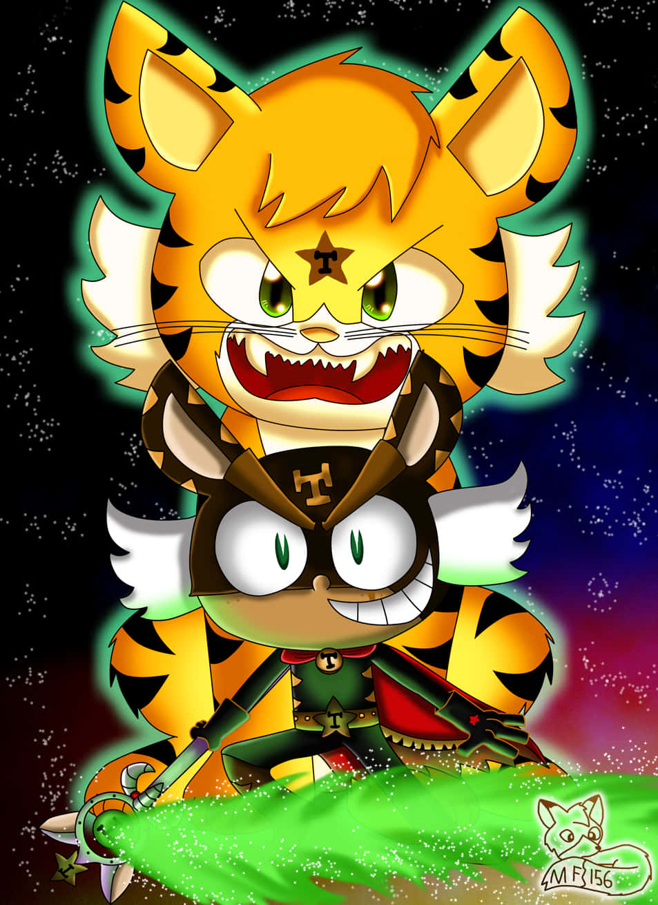 El Tigre：曼尼·里維拉的老虎型態 壁紙