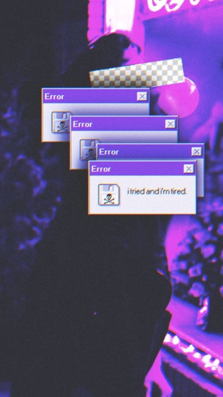 Emo美學對話框 壁紙