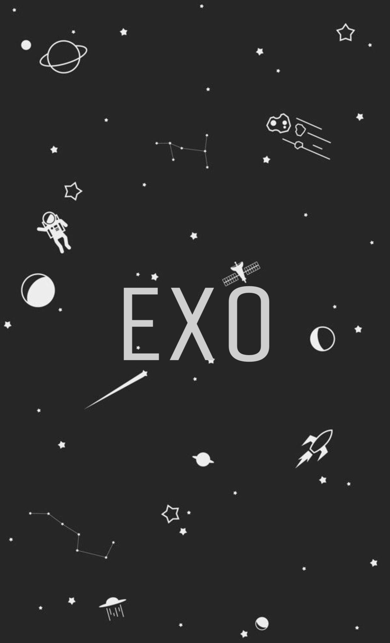 EXO银河系粉丝艺术 壁紙