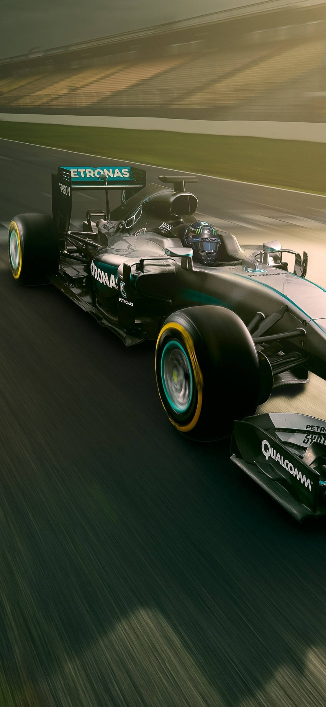 梅赛德斯F1 iPhone赛道 壁紙