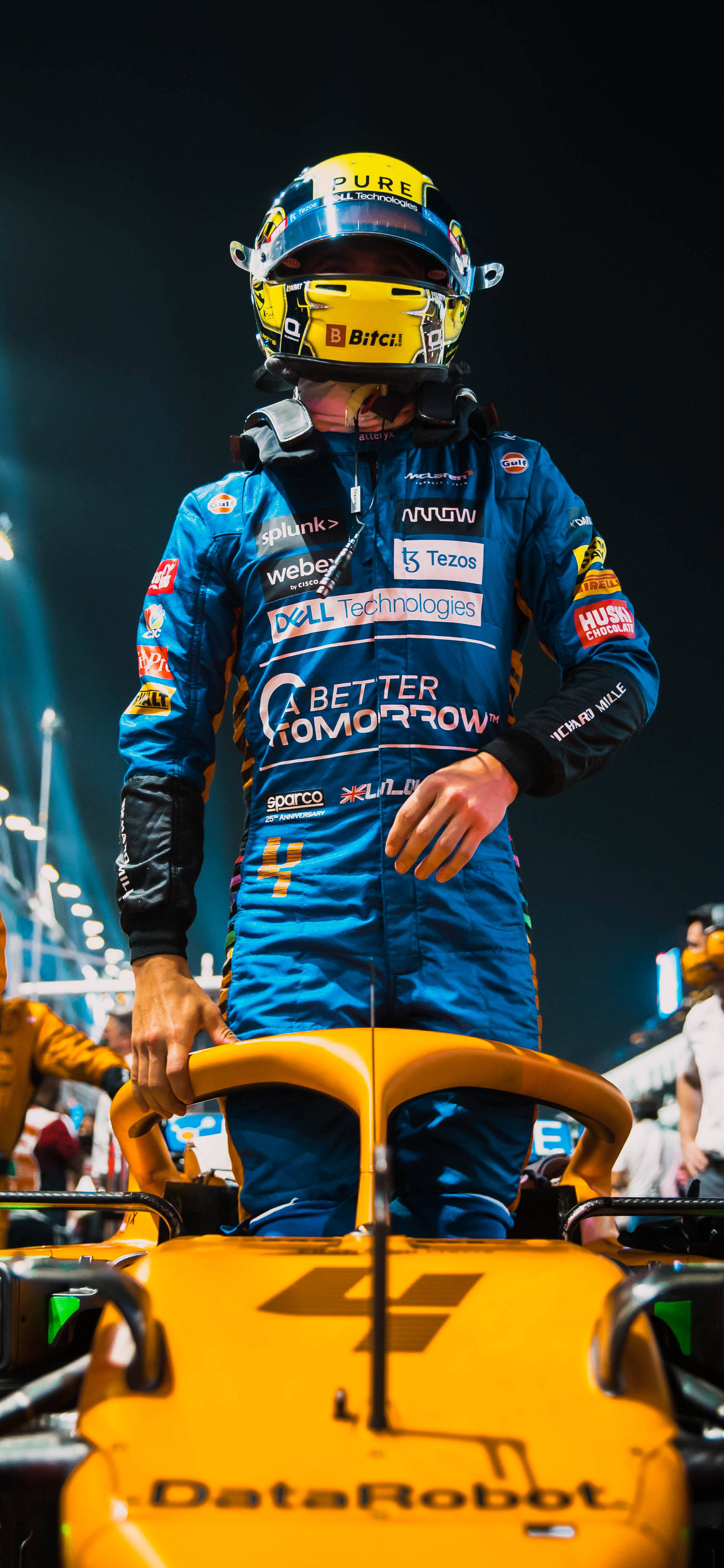 F1 Norris 2021沙烏地阿拉伯GP iPhone 壁紙