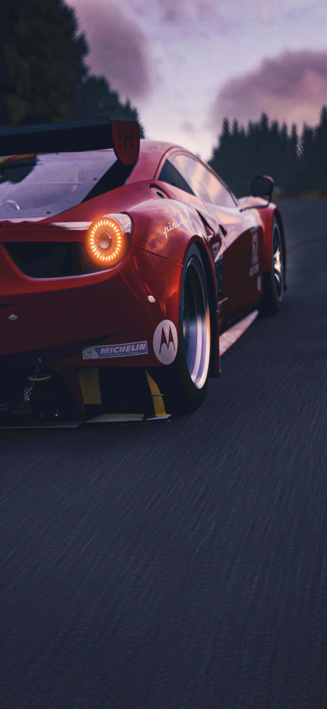 Ferrari 488 iPhone X 极限竞速7背景 壁紙