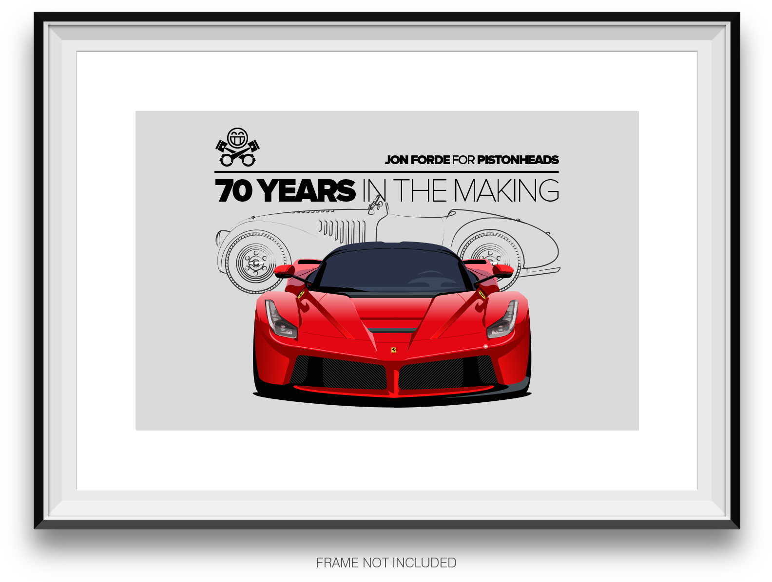 Ferrari 七十年匠心之作 藝術海報 壁紙