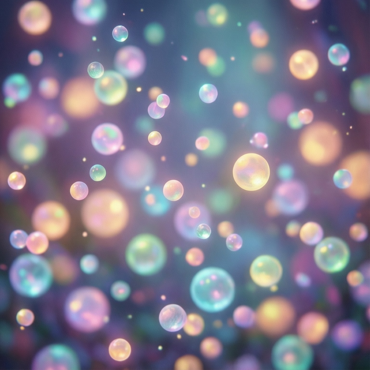 Floating Pastel Orbs 壁紙