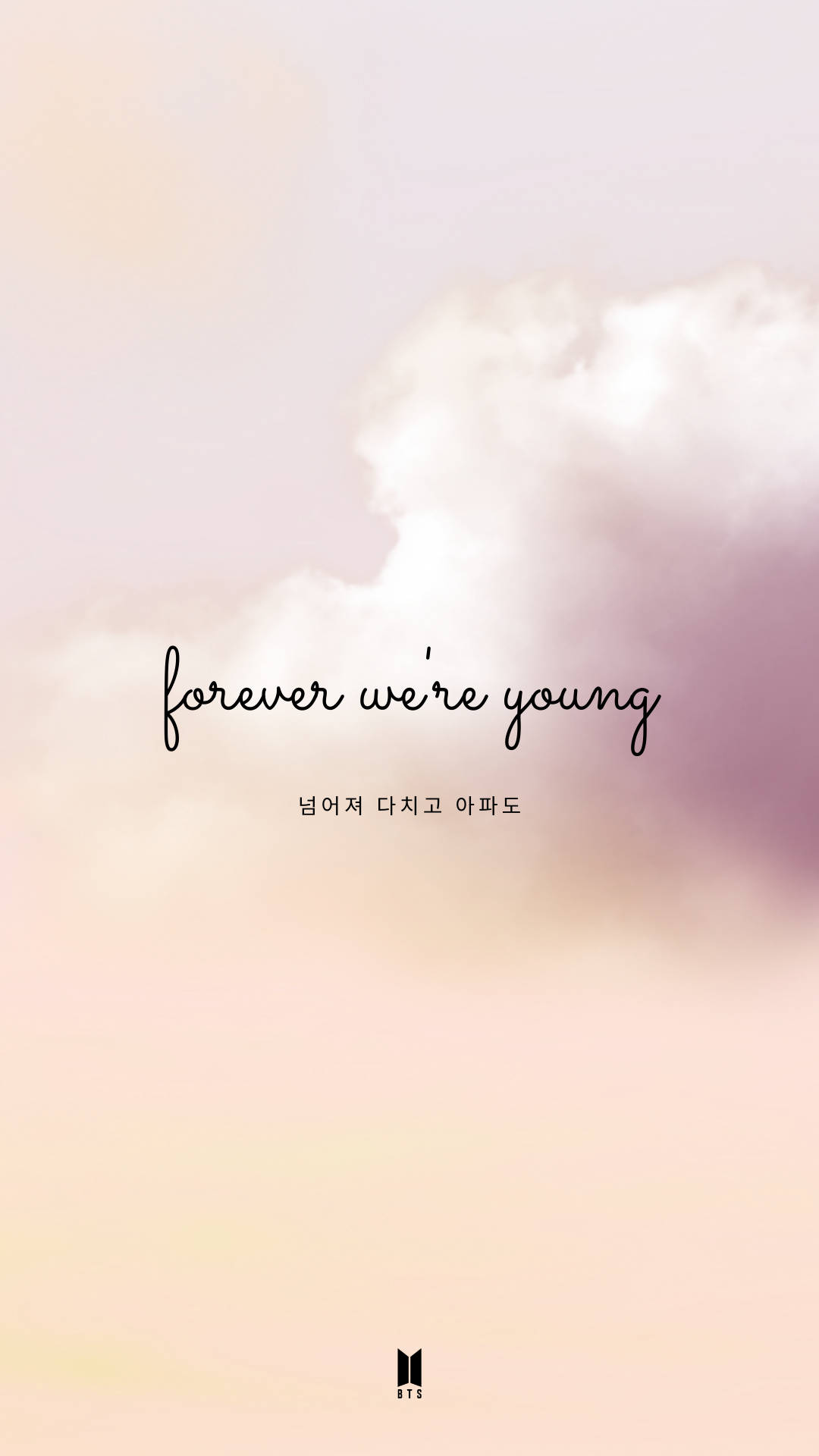 Forever Young BTS 美學 壁紙