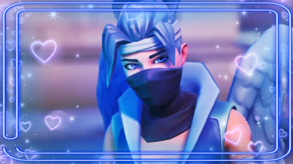 Fortnite Kuno 藍色愛心 壁紙