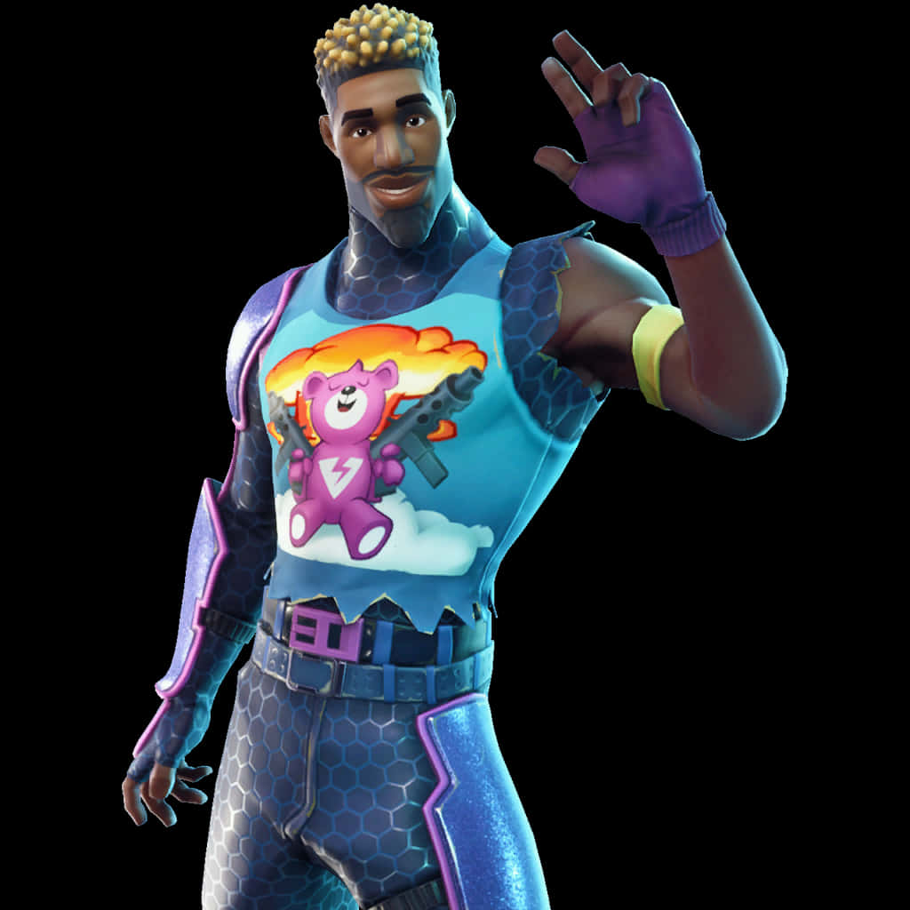 Fortnite角色挥手打招呼 壁紙