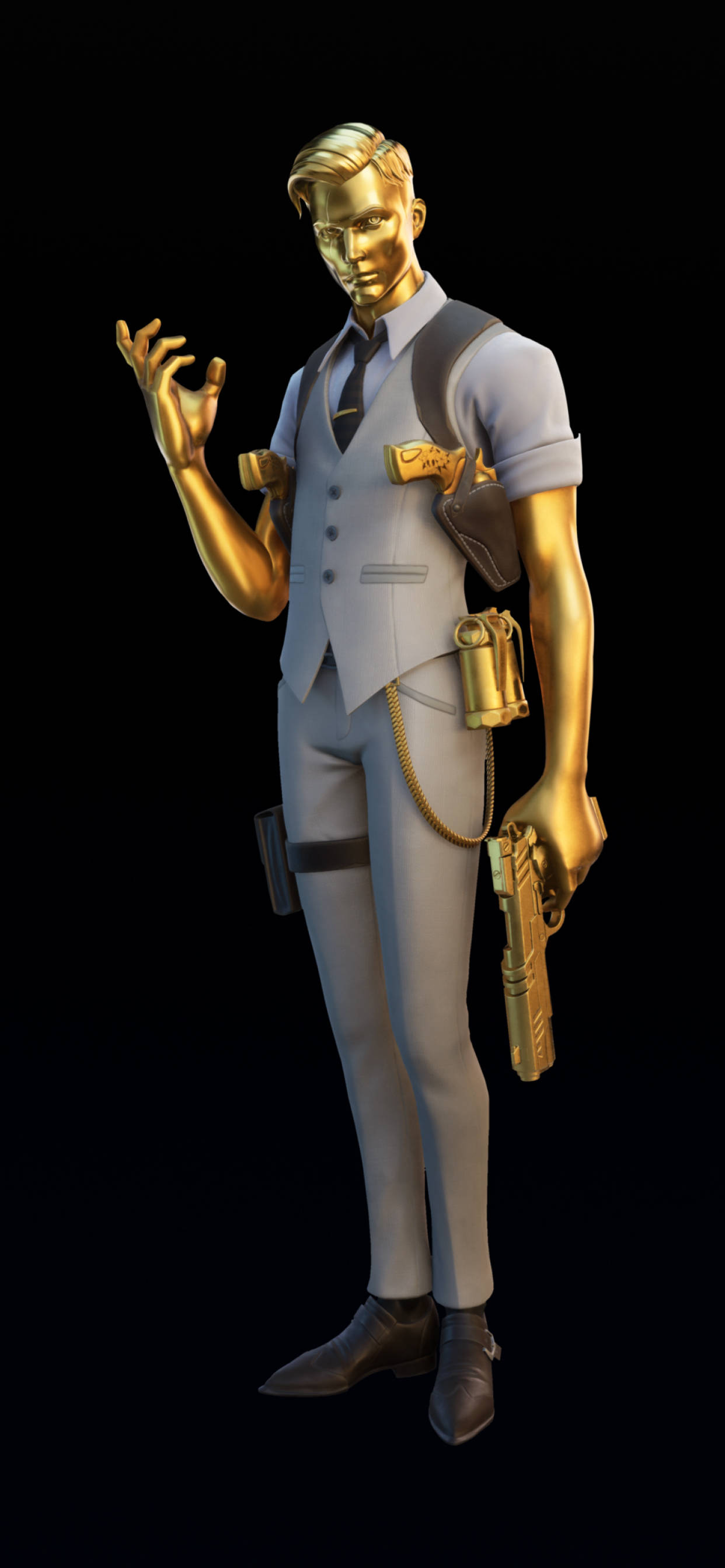 《Fortnite》金色肌膚 Midas 壁紙