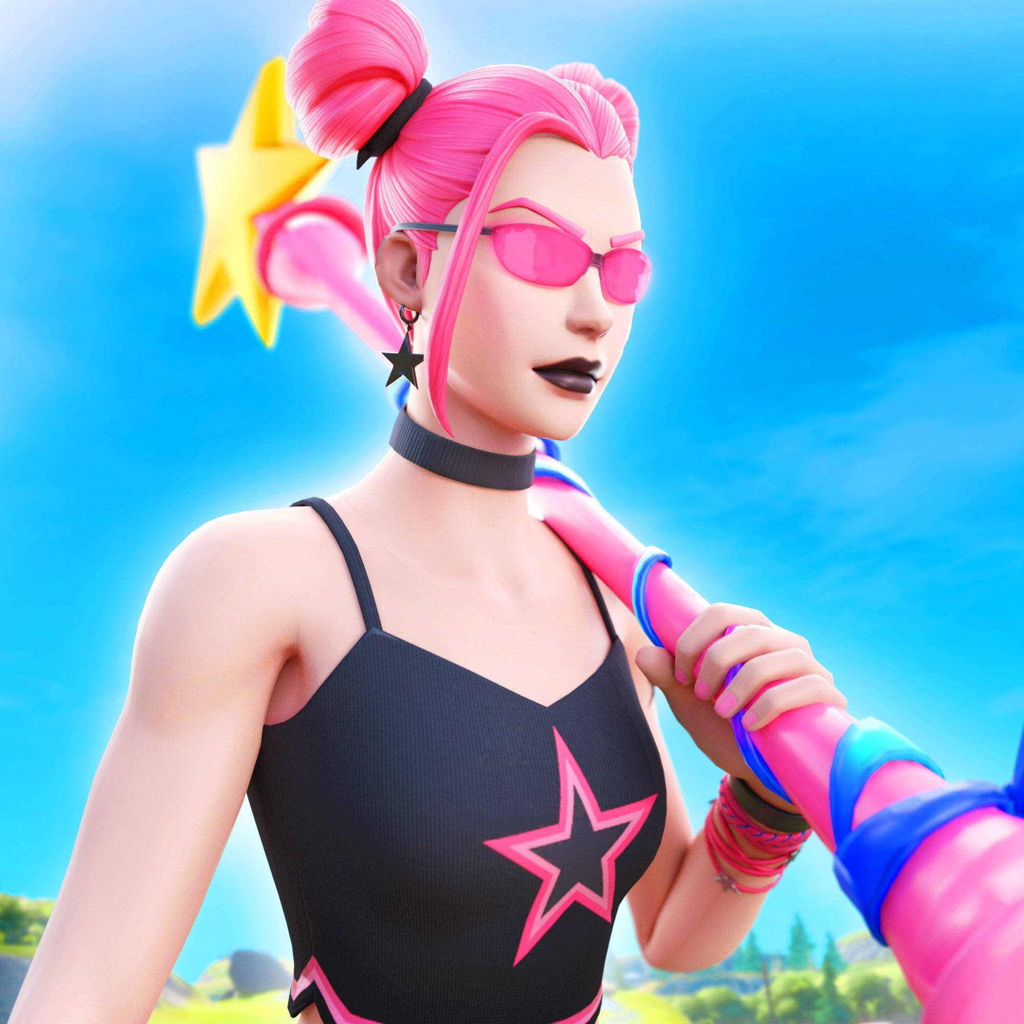 Fortnite PFP 衝浪女巫默認造型 壁紙
