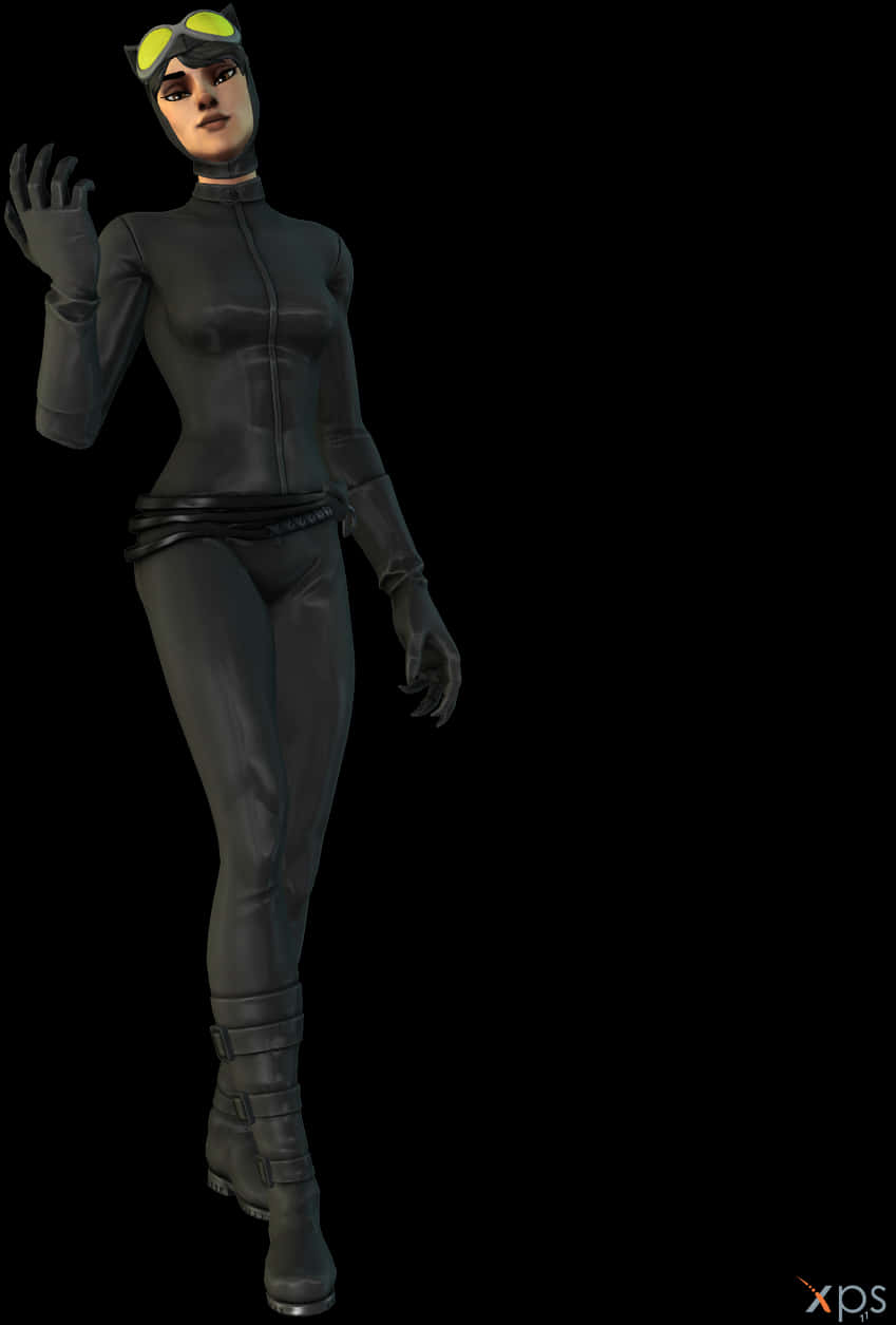 Fortnite女性角色潜行姿势 壁紙