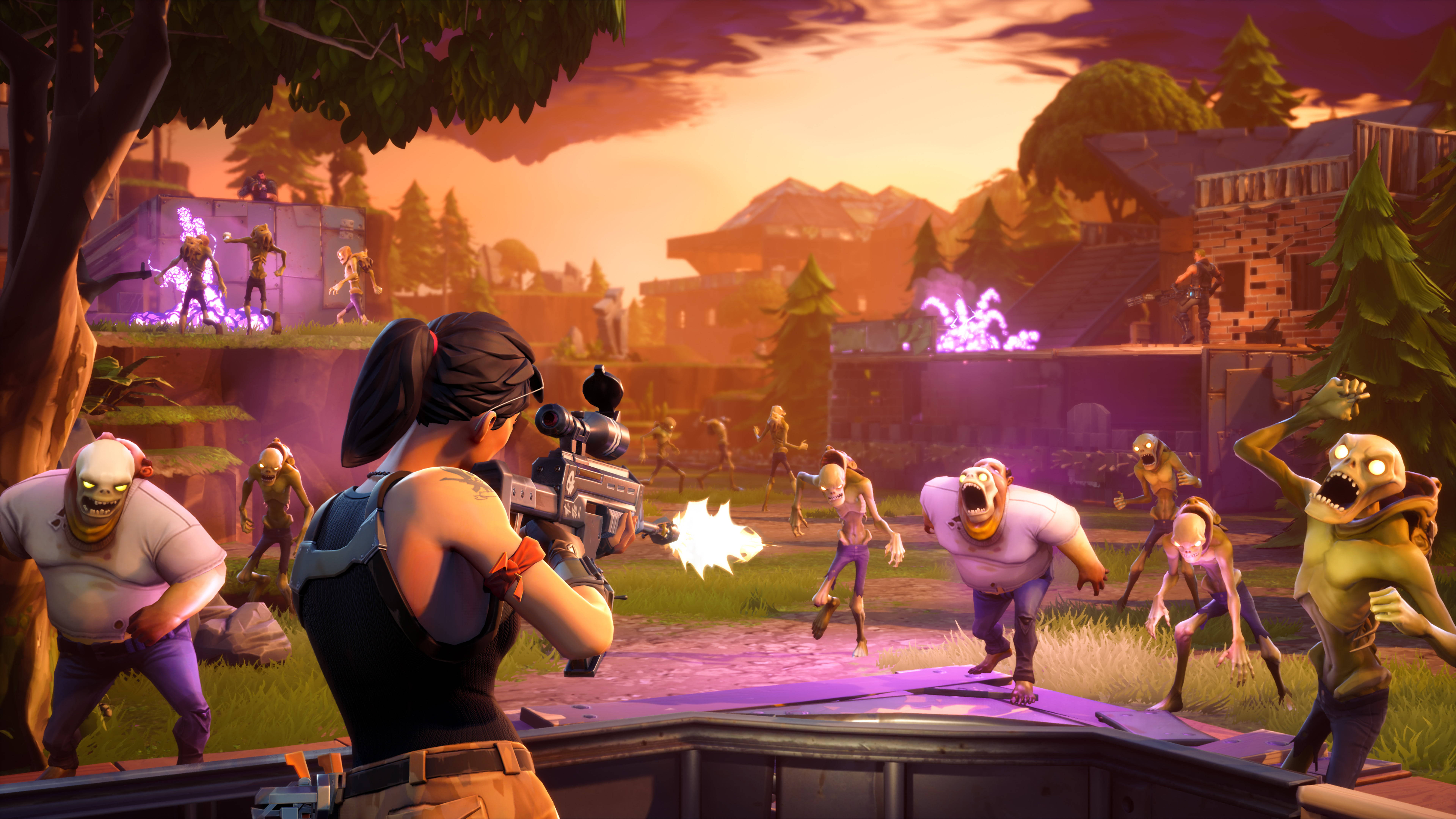 Fortnite 殭屍大軍 8K 遊戲 壁紙