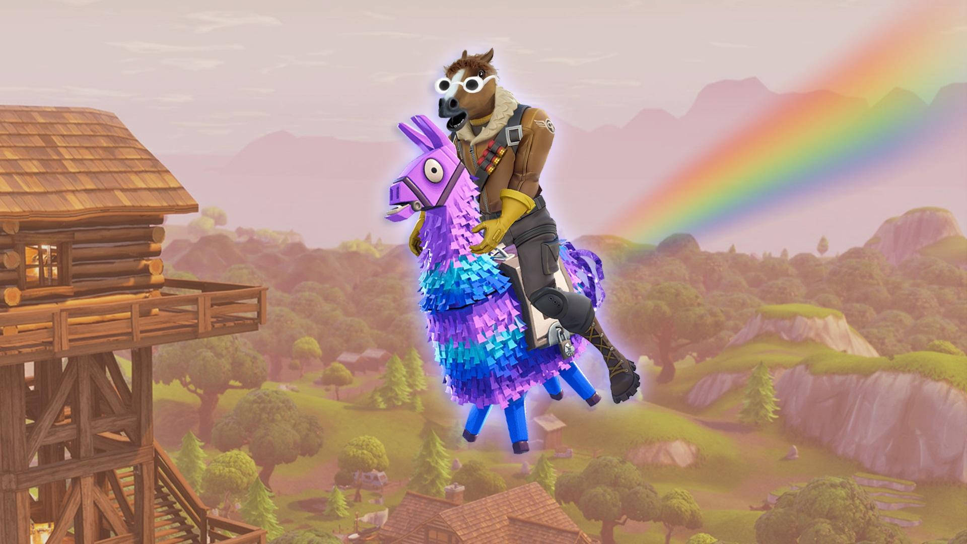 Fortnite 迷因小馬騎乘 — Fortnite 壁紙