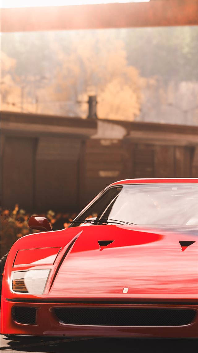 紅色法拉利Forza iPhone桌布 壁紙