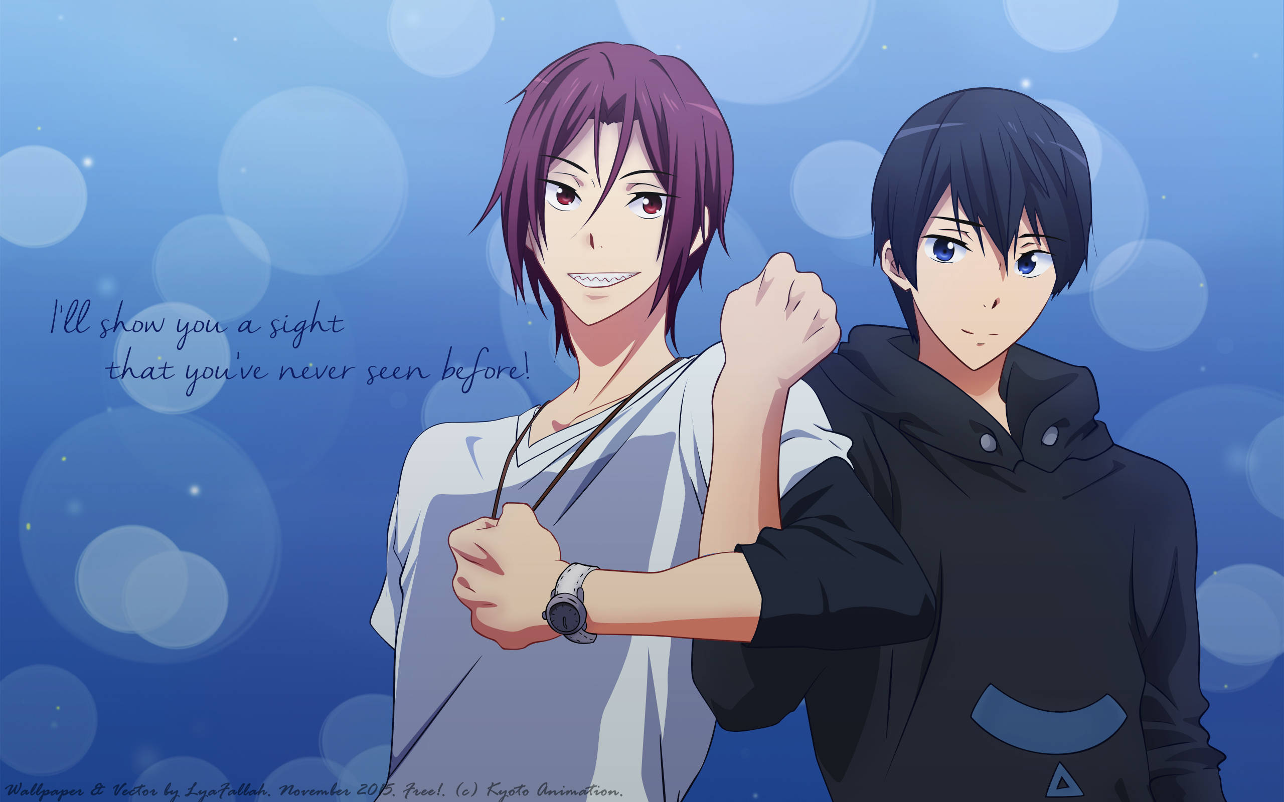 凛与遥 Free! 动漫头像 壁紙