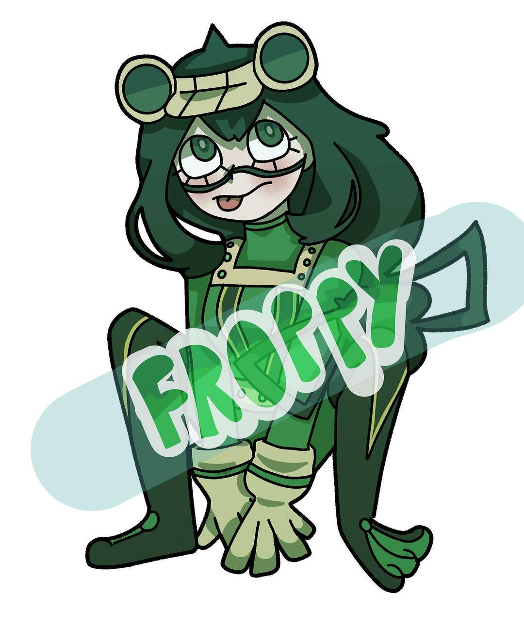 雨季英雄：Froppy 插畫 壁紙