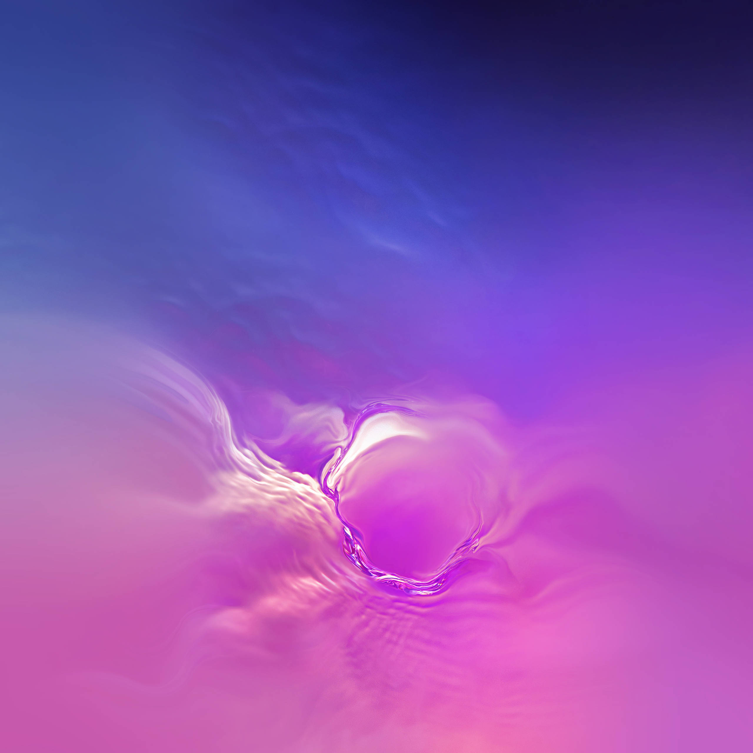 Galaxy S10 粉底藍色 壁紙