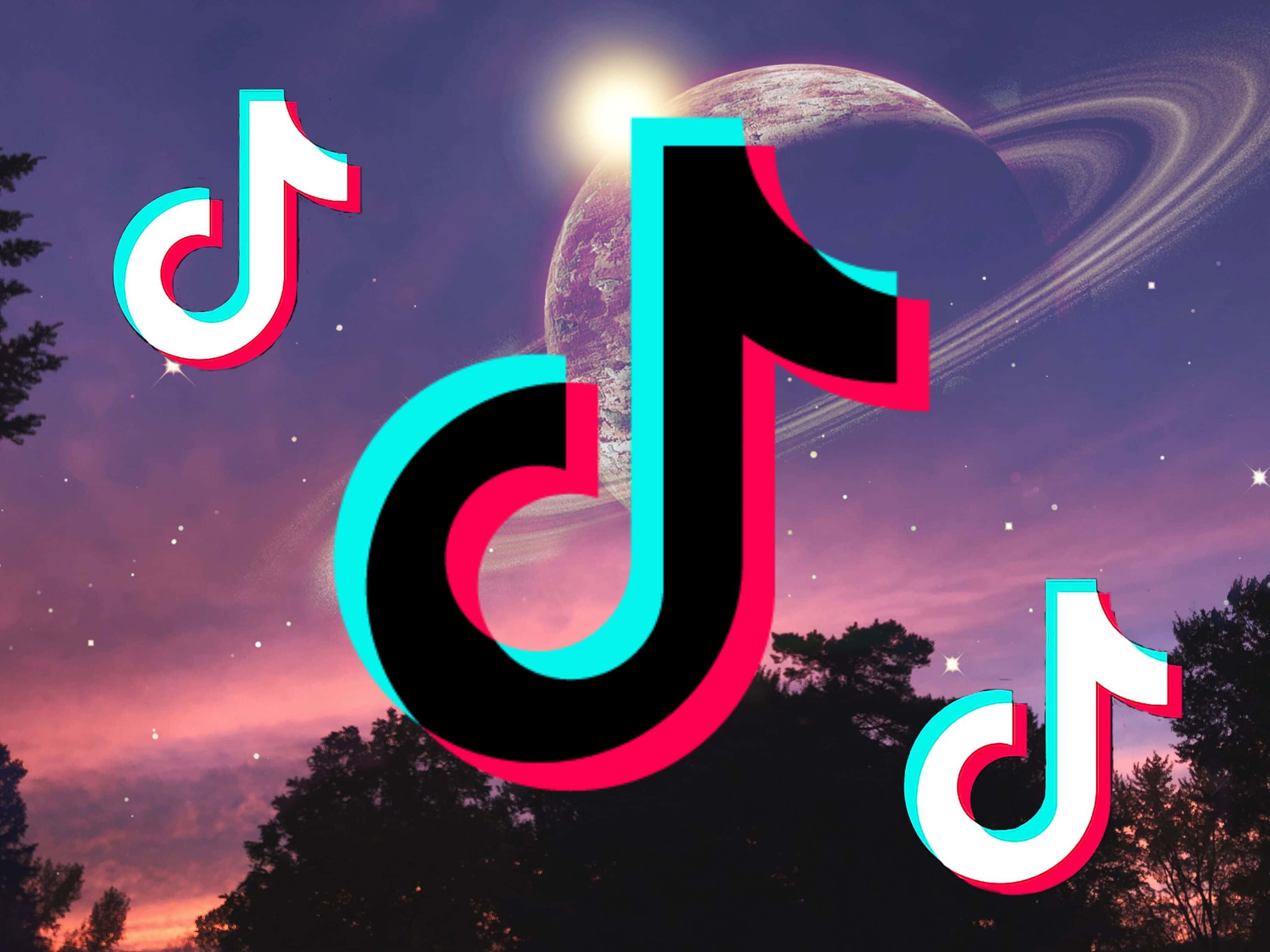 Galaxy TikTok 美學標誌 壁紙