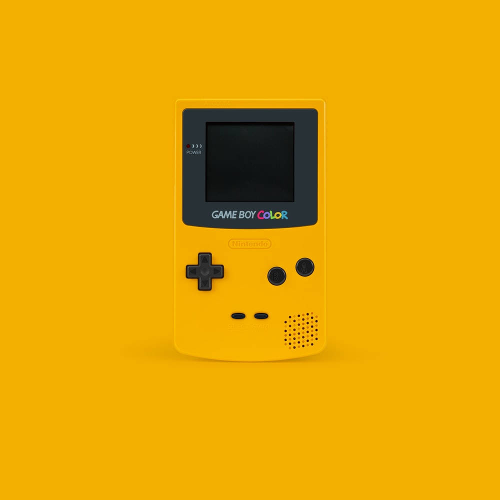 簡約黃色Game Boy Color 壁紙
